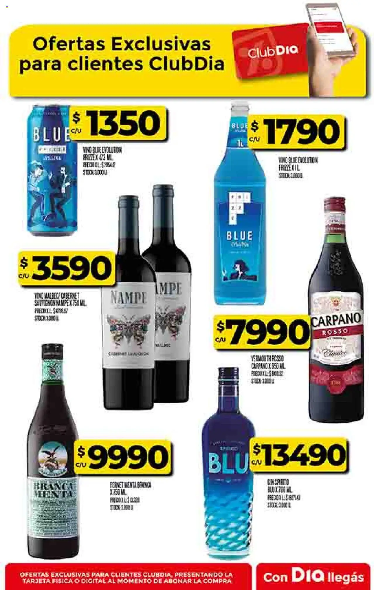 Supermercado DIA Ofertas │ válido desde el 27.08.2025 | Página: 44 | Productos: Fernet, Vino