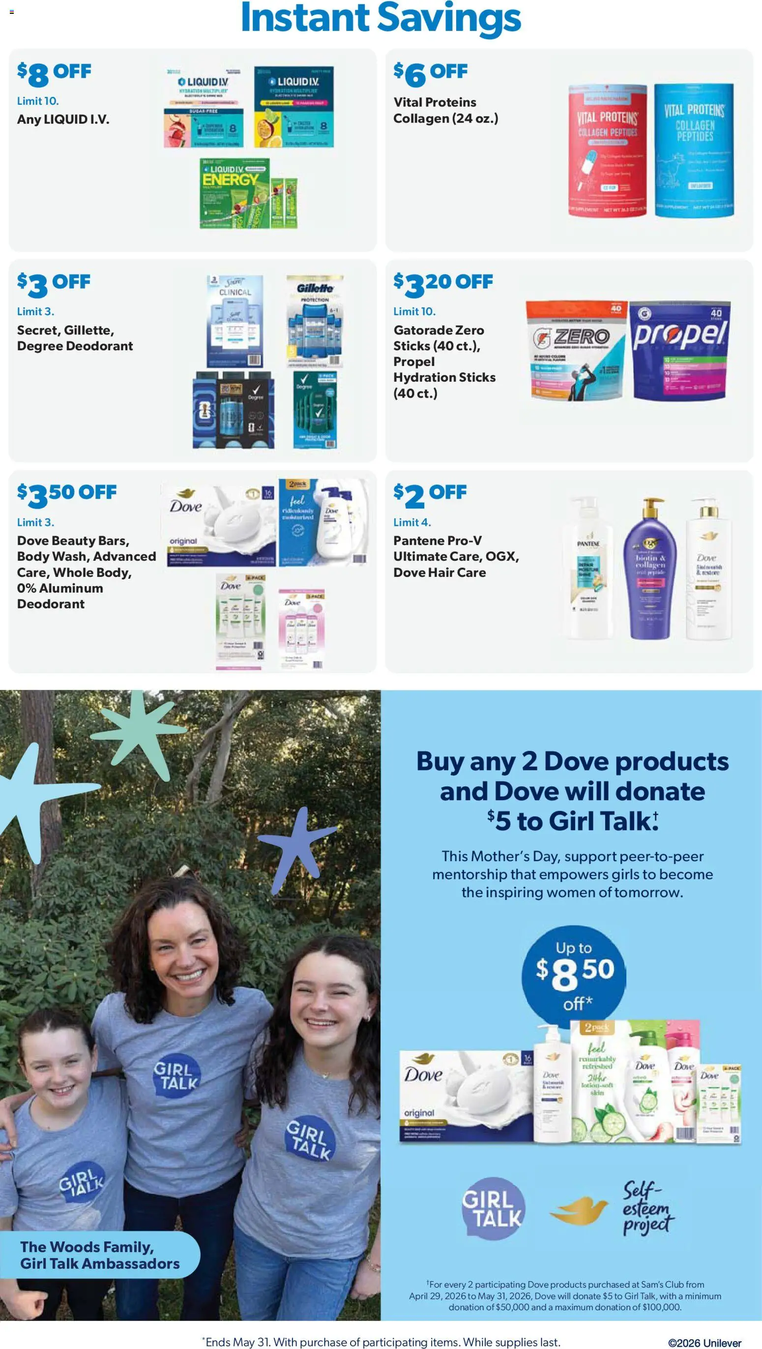 Sam's Club Weekly Ad - valid from 29.04.2026 | Page: 15 | Products: Bed, Deodorant