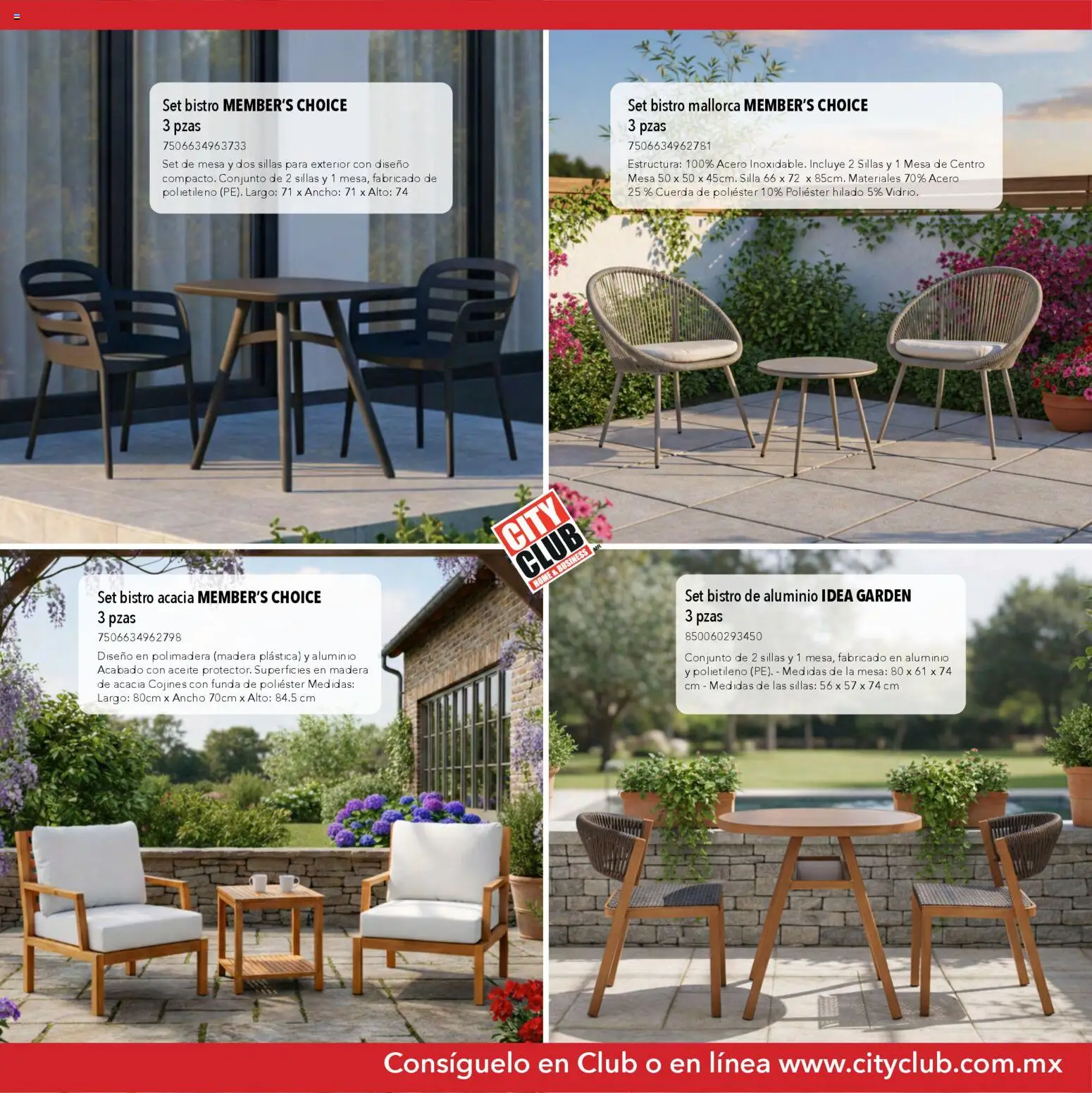 Nuevas ofertas de City Club válidas en toda la República Mexicana desde el 13.03.2026. ¡Encuentra las mejores ofertas en City Club Catálogo de muebles! | Página: 5