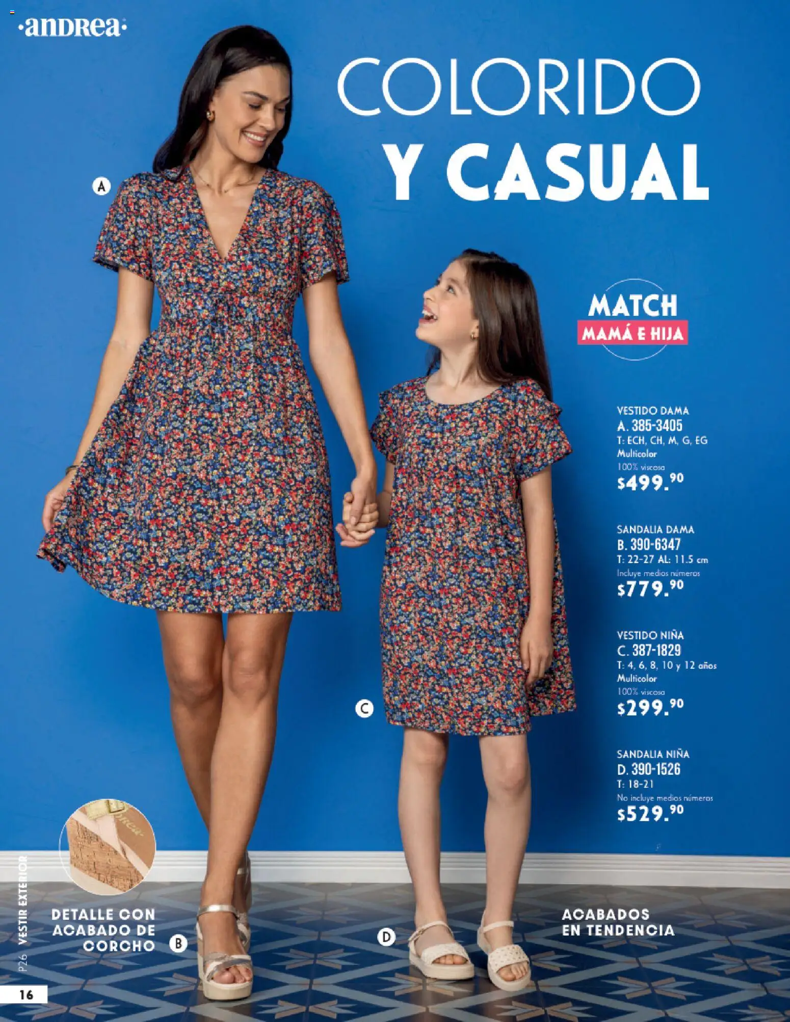 Nuevas ofertas de Andrea válidas en toda la República Mexicana desde el 25.01.2026. ¡Encuentra las mejores ofertas en Andrea catálogo Vestir! | Página: 16 | Productos: Vestido