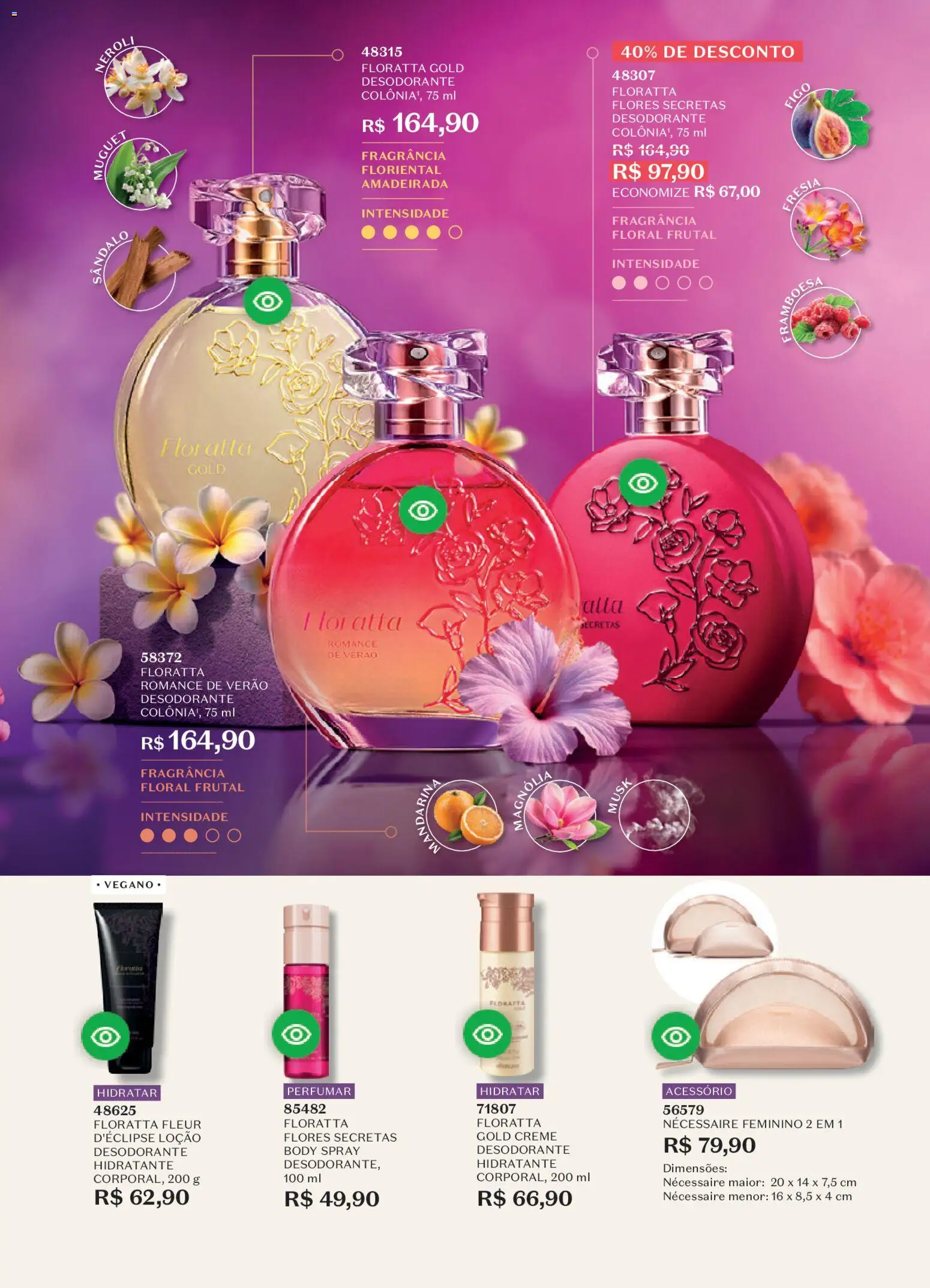 O Boticário Folheto - válido de 19.01.2026 | Página: 49 | Produtos: Figo, Desodorante, Necessaire, Flores