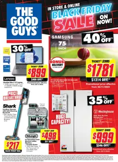 Preview of The Good Guys Black Friday Catalogue - valid from 23.11.2025