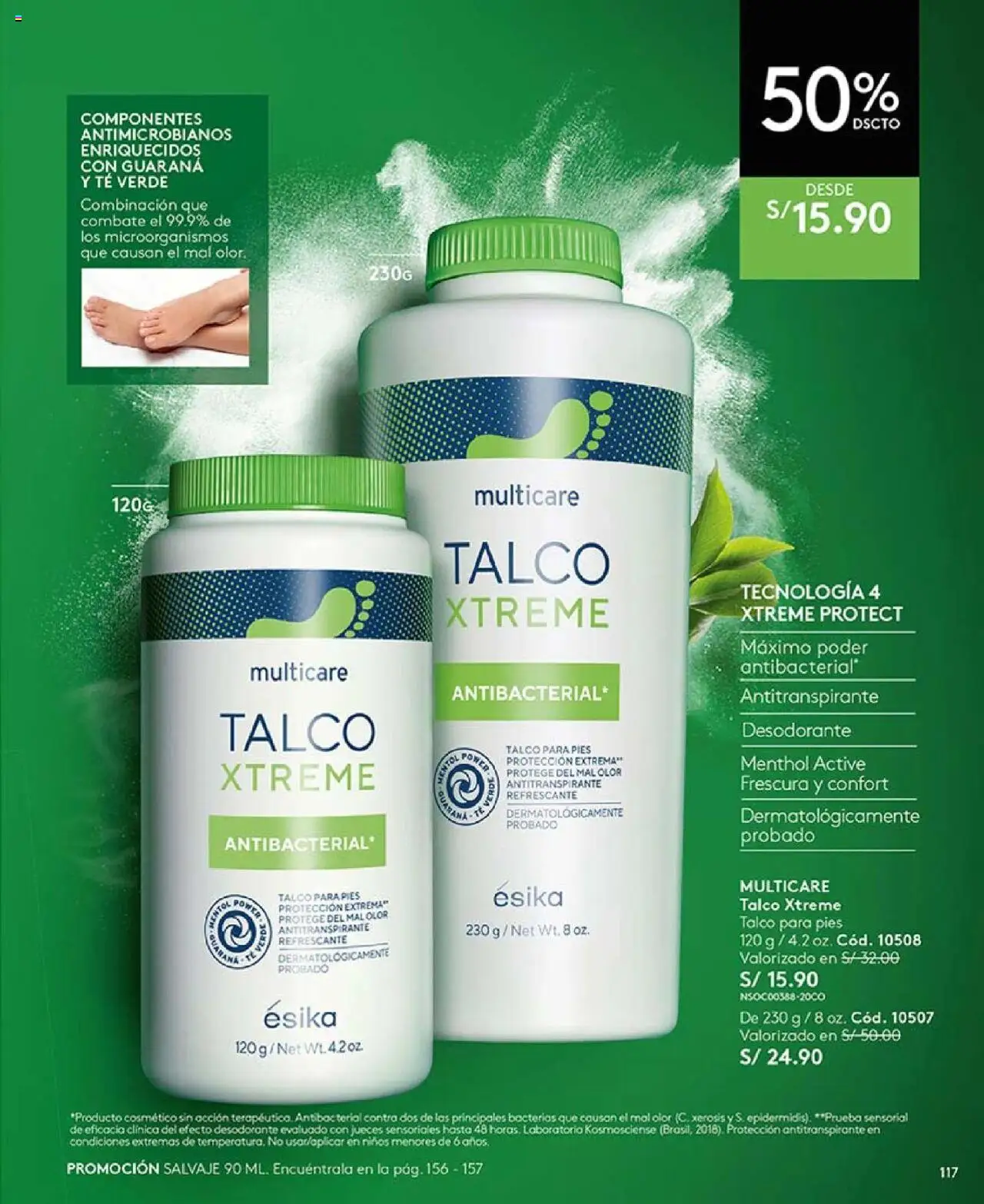 Catálogo Ésika válido desde 03.10.2025 | Página: 129 | Productos: Desodorante, Antitranspirante, Té
