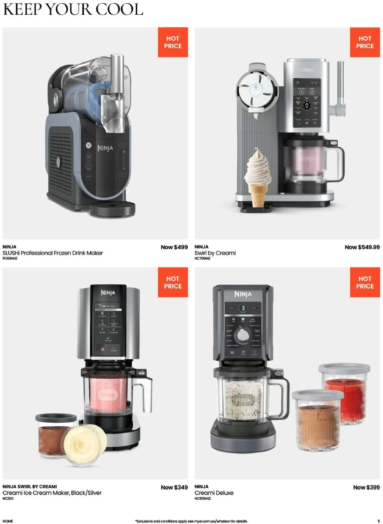 Myer catalogue - valid from 14.10.2025 | Page: 5 | Products: Cream, Ice cream