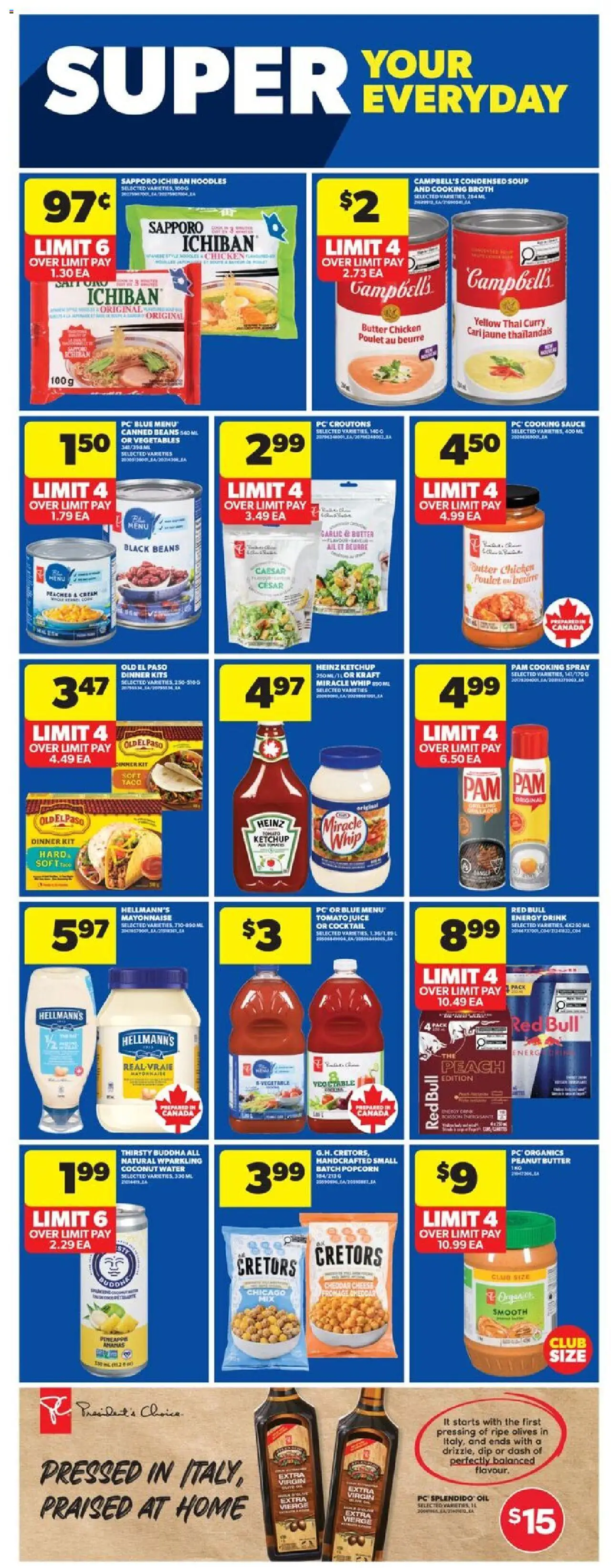 Real Canadian Superstore flyer valid from 25.09.2025 | Page: 26 | Products: Ketchup, Cream, Cheese, Juice