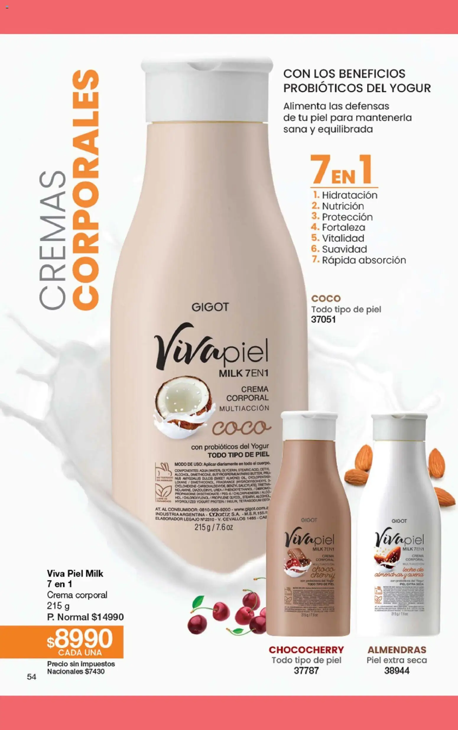 Gigot - CAMPAÑA 01 │ válido desde el 01.01.2026 | Página: 66 | Productos: Almendras, Avena, Leche, Crema