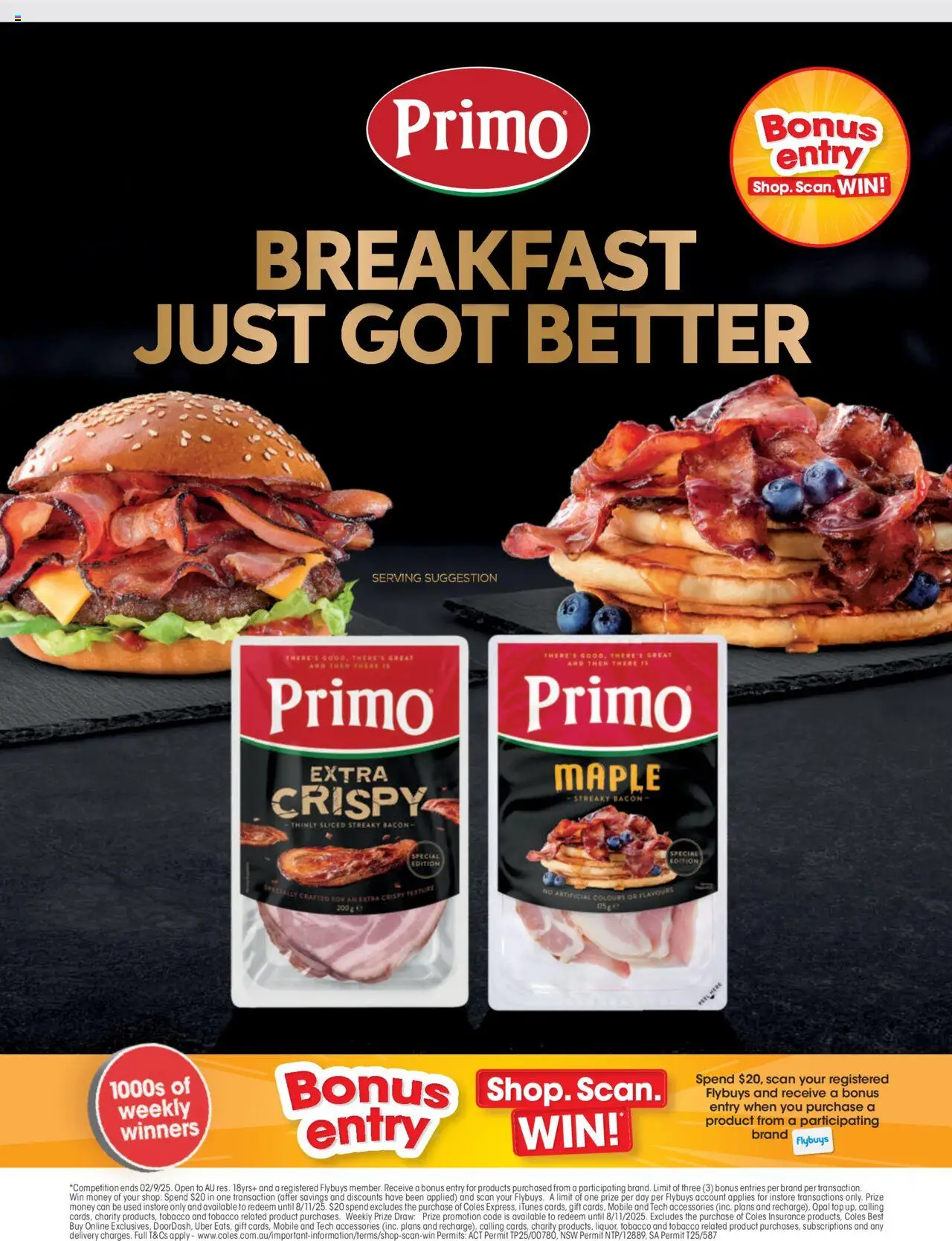 Coles catalogue - valid from 07.08.2025 | Page: 51 | Products: Bacon, Peel, Opal, Mobile