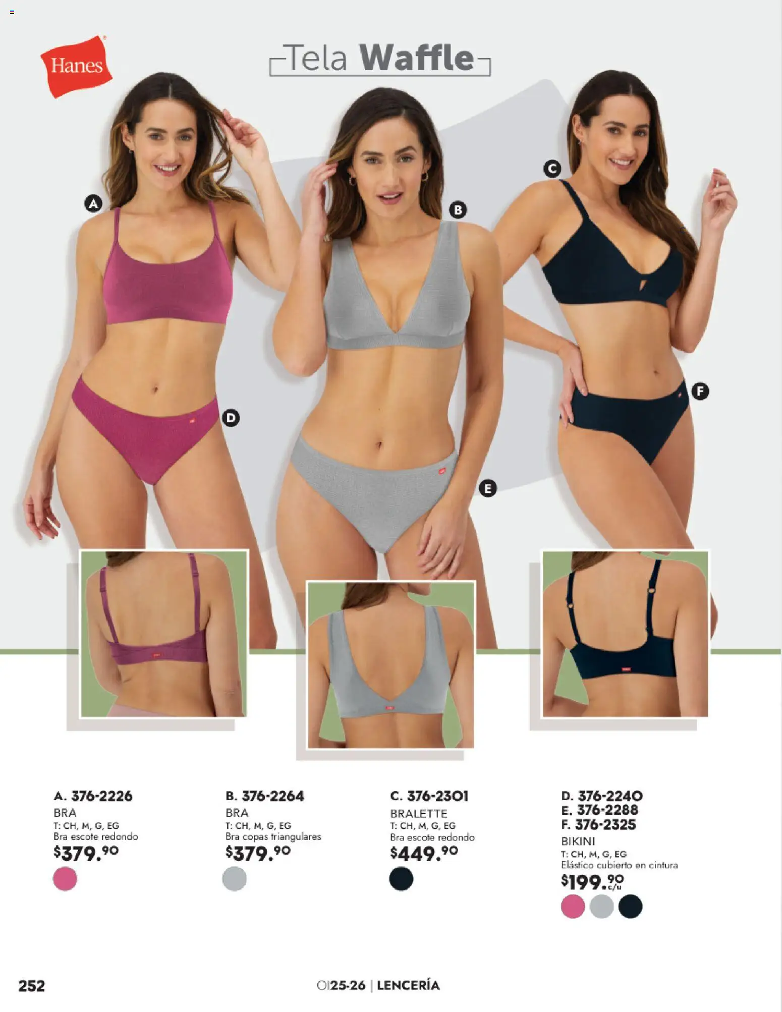 Nuevas ofertas de Andrea válidas en toda la República Mexicana desde el 26.11.2025. ¡Encuentra las mejores ofertas en Andrea catálogo Lancería, Vestir Interior otoño 2025! | Página: 88 | Productos: Lenceria, Bikini