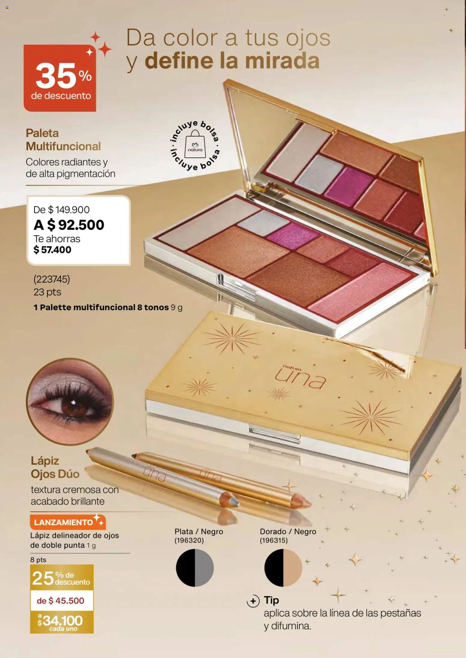 Natura revista - valida desde el 13.11.2025 | Página: 91 | Productos: Té, Bolsa, Sobre, Delineador