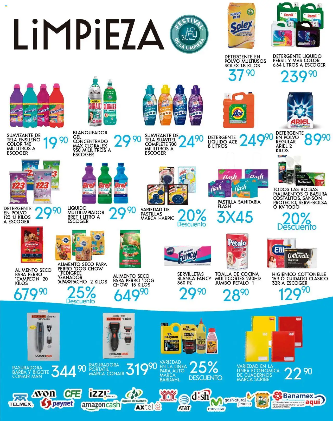 Nuevas ofertas de Alsuper válidas en toda la República Mexicana desde el 23.09.2025. ¡Encuentra las mejores ofertas en Alsuper - Folleto Saltillo! | Página: 5 | Productos: Detergente, Toalla, Cocina, Servilletas