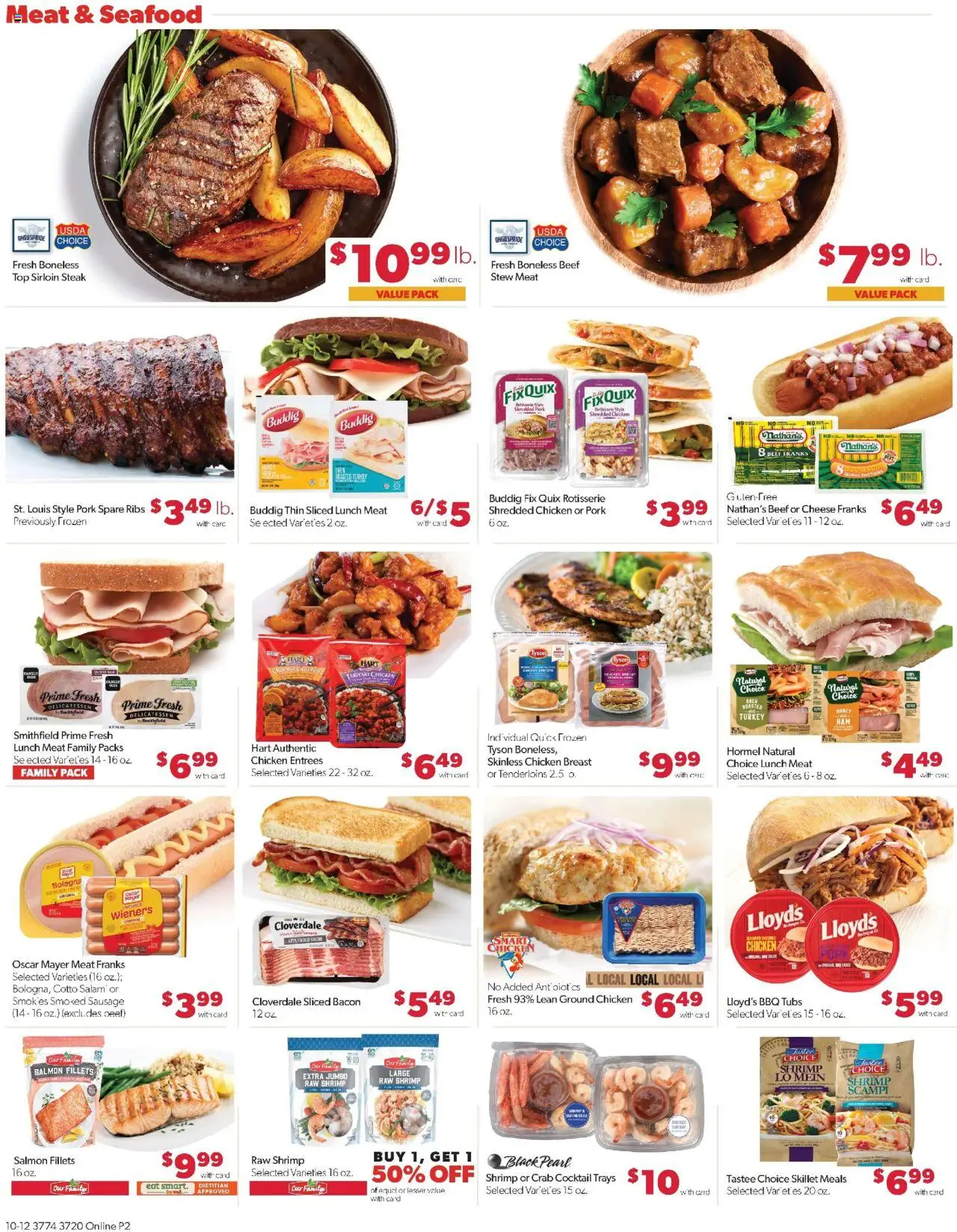 Family Fare Weekly Ad - NE - valid from 12.10.2025 | Page: 8 | Products: Skillet, Pork, Beef, Sausage