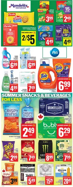 Food Basics flyer valid from 14.08.2025 | Page: 14 | Products: Mouthwash, Milk, Chocolate, Beer