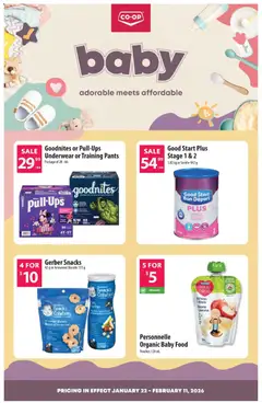 Preview of Co-op Food - Baby flyer from shop Co-op Food valid from 22.01.2026