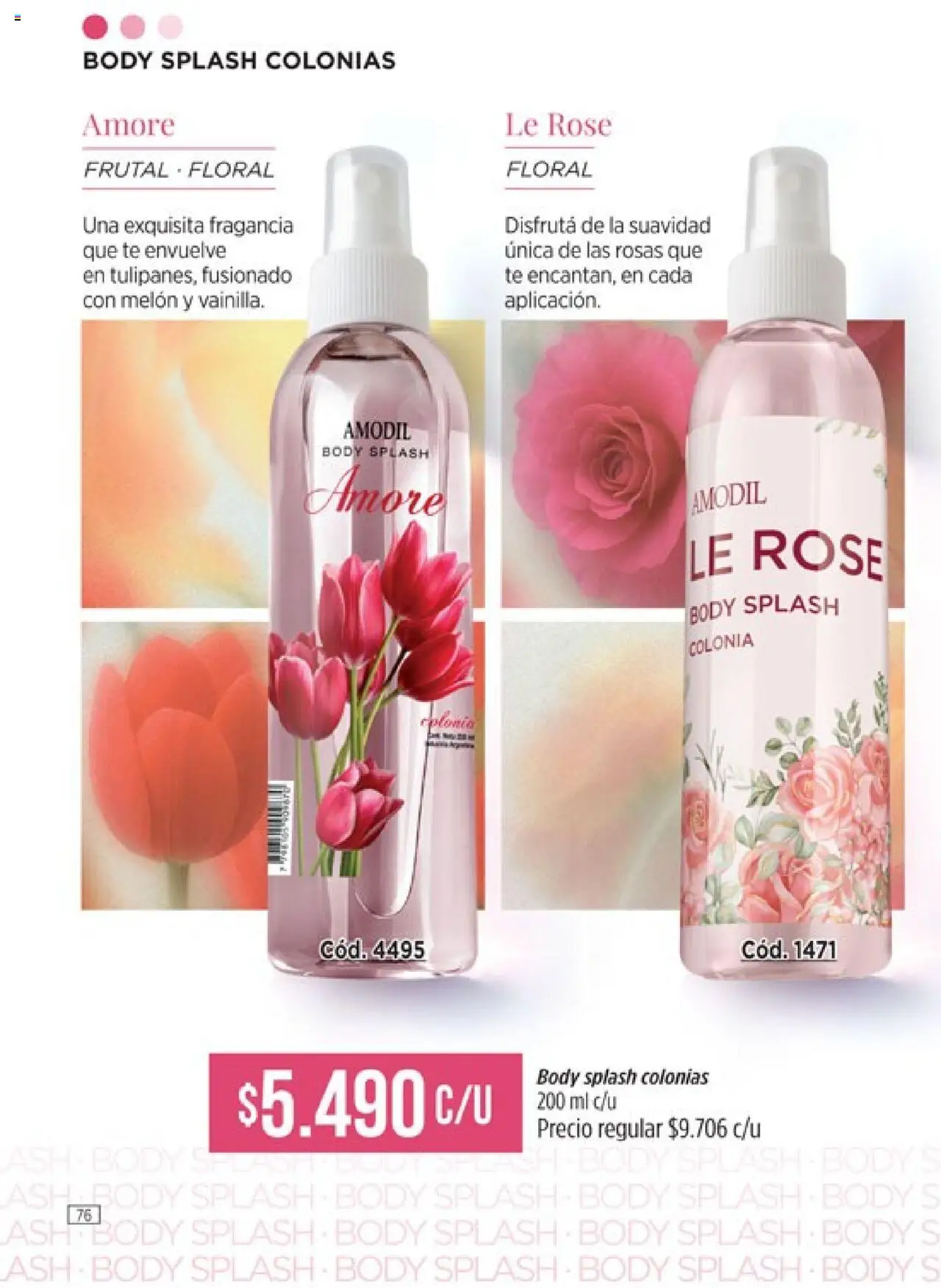 Catálogo Amodil Campaña 11 │ válido desde el 13.06.2025 | Página: 76 | Productos: Body, Melón, Fragancia, Té