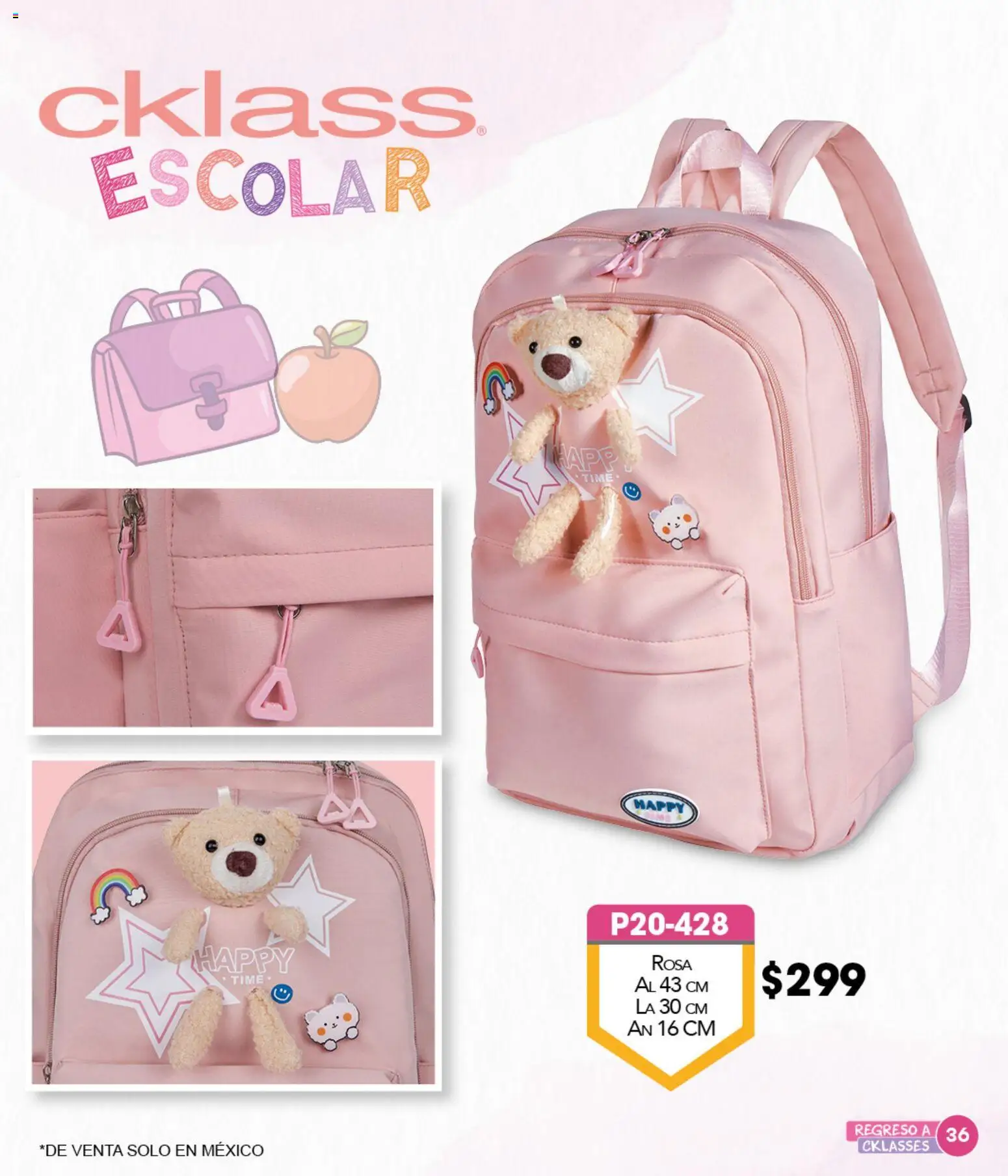 Nuevas ofertas de Cklass válidas en toda la República Mexicana desde el 05.12.2025. ¡Encuentra las mejores ofertas en Cklass catálogo Especial Regreso a Clases! | Página: 37