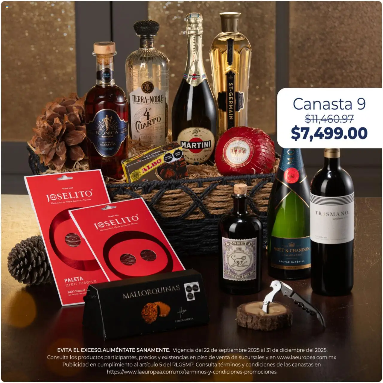 Nuevas ofertas de La Europea válidas en toda la República Mexicana desde el 22.09.2025. ¡Encuentra las mejores ofertas en La Europea - Catálogo Canastas y Regalos! | Página: 10 | Productos: Paleta, Champagne, Canasta