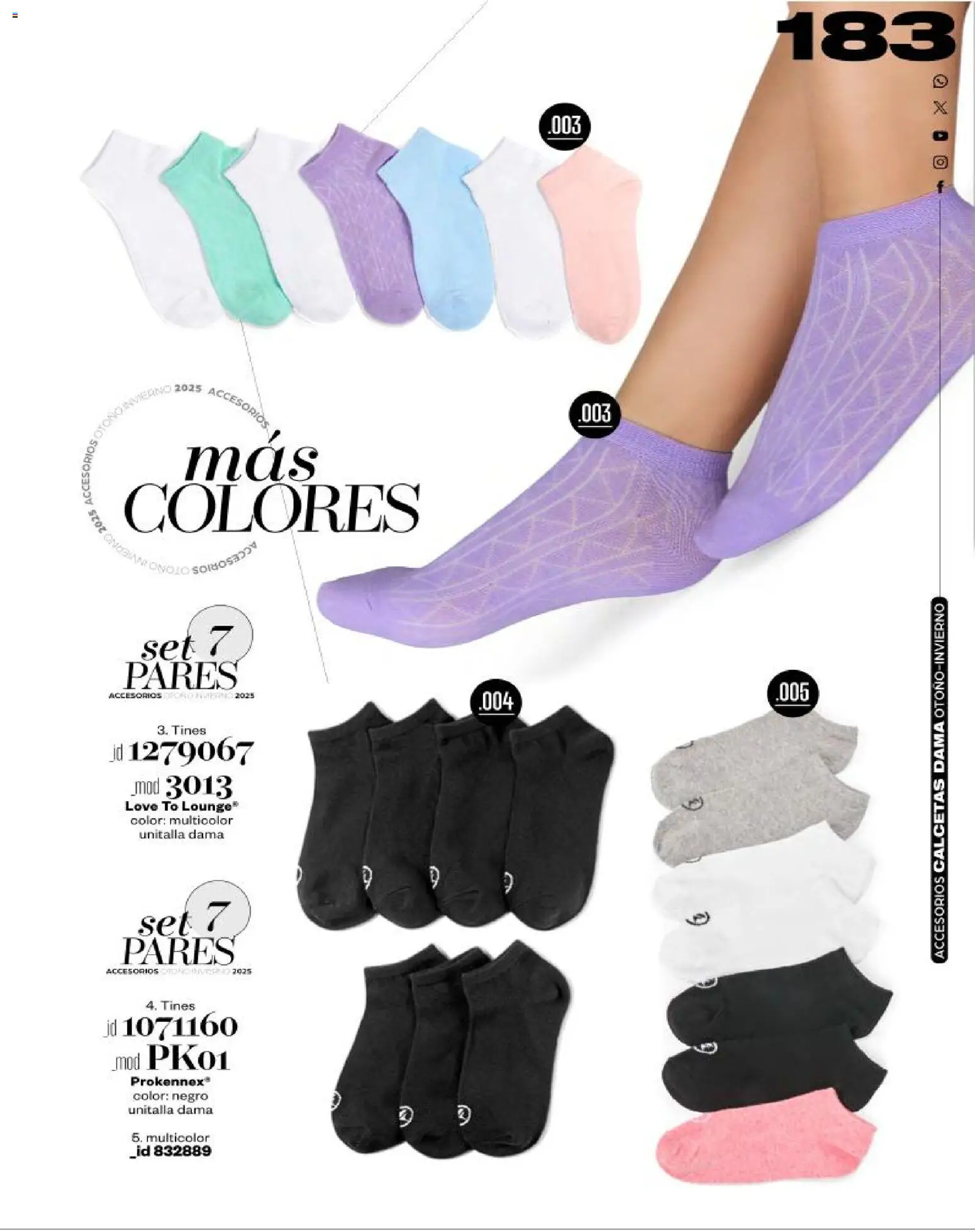 Nuevas ofertas de Price Shoes válidas en toda la República Mexicana desde el 03.11.2025. ¡Encuentra las mejores ofertas en Price Shoes catálogo Accesorios! | Página: 183 | Productos: Calcetas