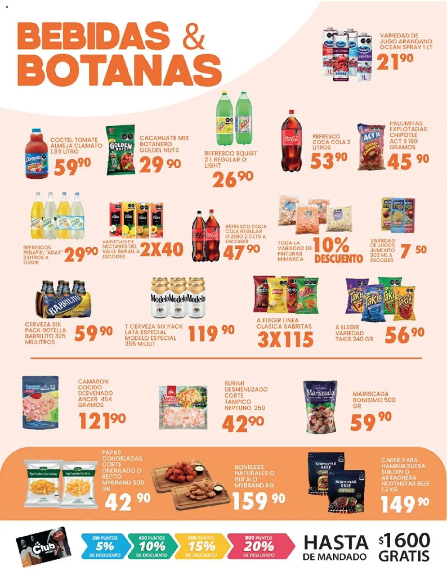 Nuevas ofertas de Alsuper válidas en toda la República Mexicana desde el 20.02.2026. ¡Encuentra las mejores ofertas en Alsuper folleto Zacatecas! | Página: 2 | Productos: Refresco, Cacahuate, Cerveza, Botella