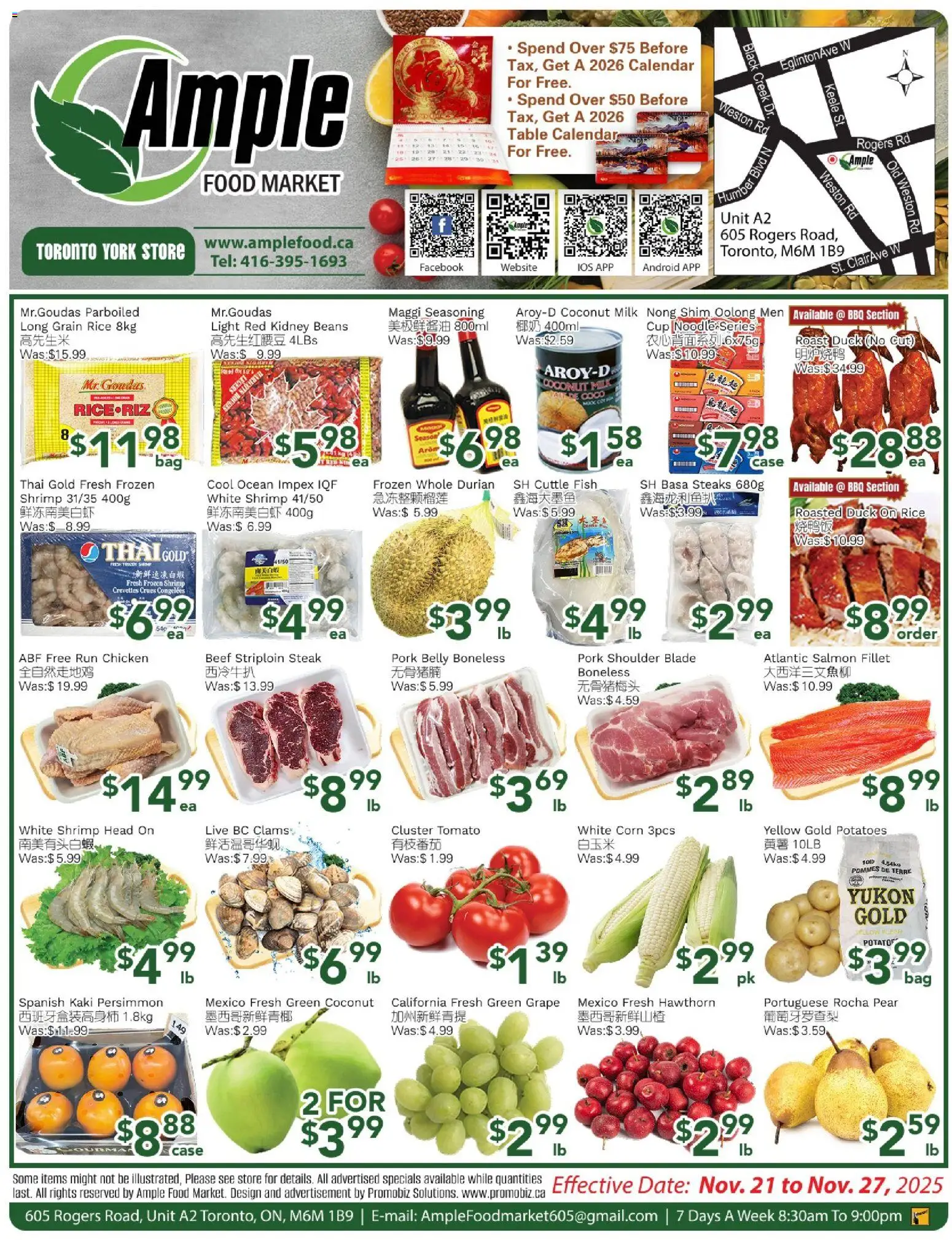 Ample Food Market flyer valid from 21.11.2025 | Page: 1