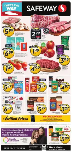 Preview of Safeway weekly flyer / circulaire from shop Safeway valid from 18.09.2025