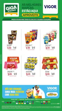 GIGA Atacado - Ofertas Vigor - Pré-Visualização do folheto da loja GIGA Atacado, válido de 17.10.2025