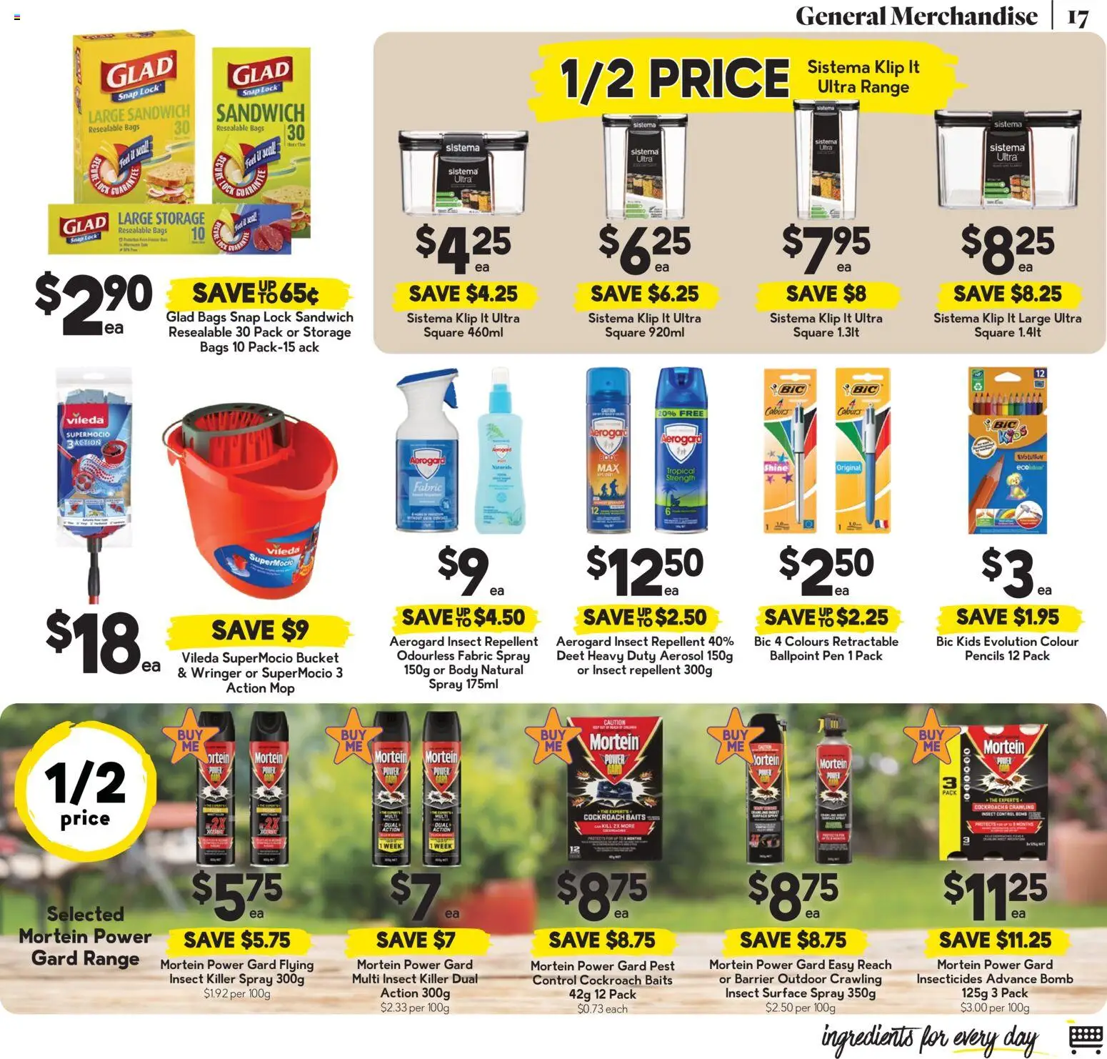 Drakes catalogue - valid from 07.01.2026 | Page: 17 | Products: Bucket, Mop