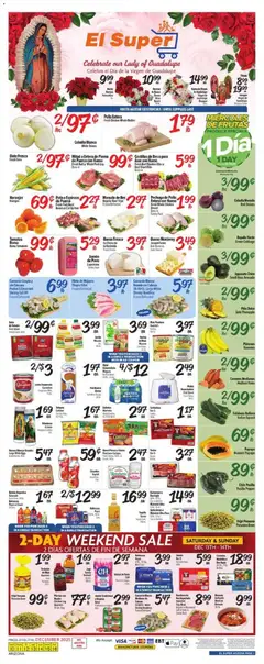 Preview of El Super weekly ads valid from 10.12.2025