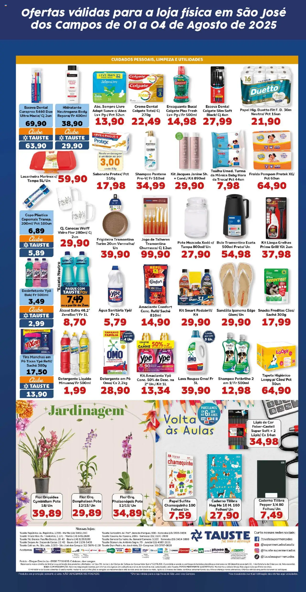 Tauste Folheto - válido de 01.08.2025 | Página: 5 | Produtos: Pneu, Tira manchas, Shampoo pantene, Creme