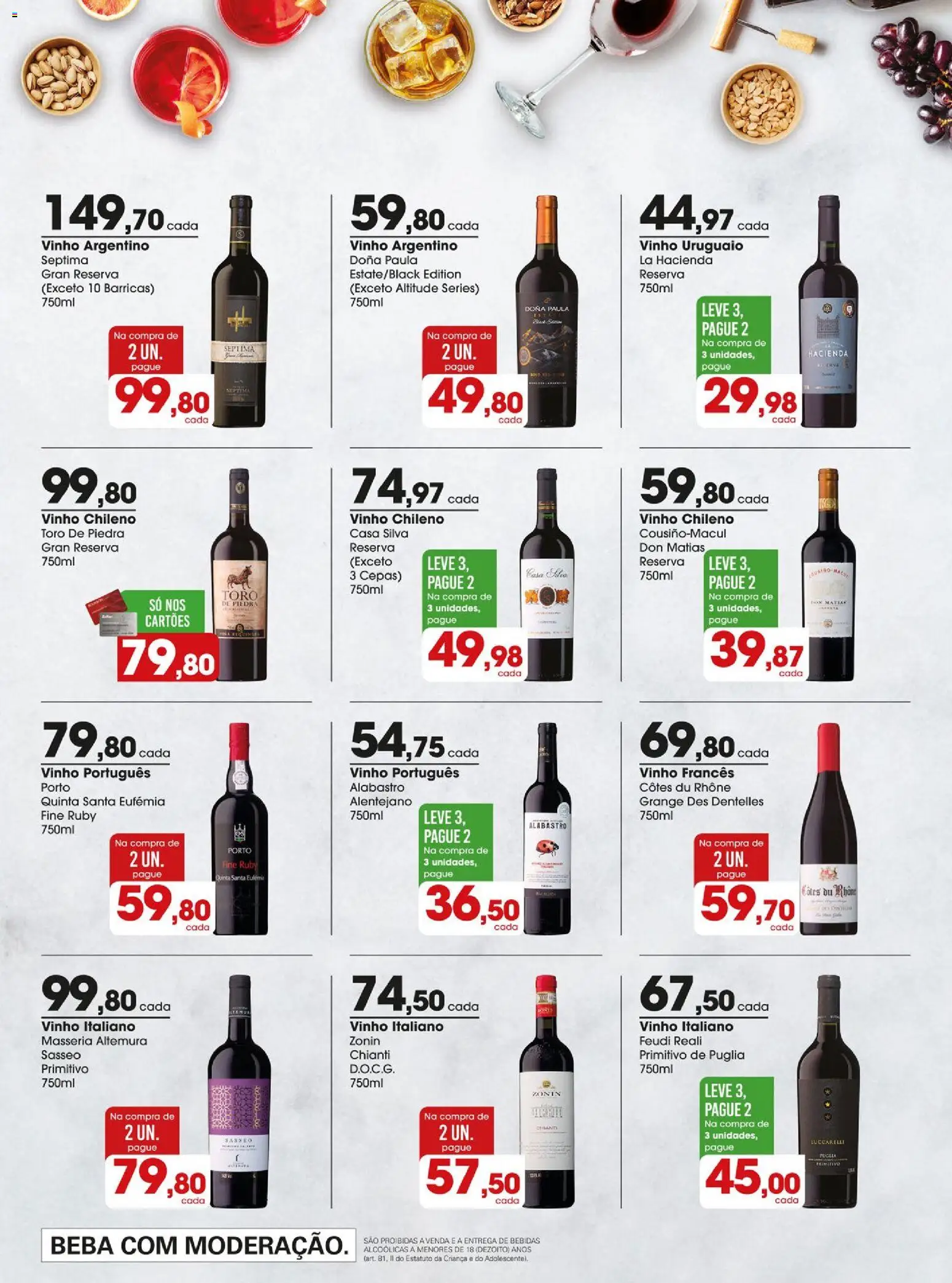 Zaffari Folheto - válido de 03.03.2026 | Página: 17 | Produtos: Vinho