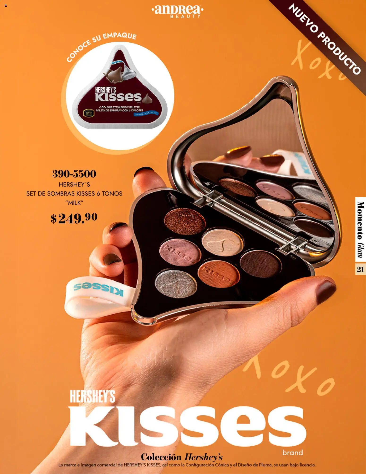 Nuevas ofertas de Andrea válidas en toda la República Mexicana desde el 26.10.2025. ¡Encuentra las mejores ofertas en Andrea catálogo Momento Glam! | Página: 21 | Productos: Paleta