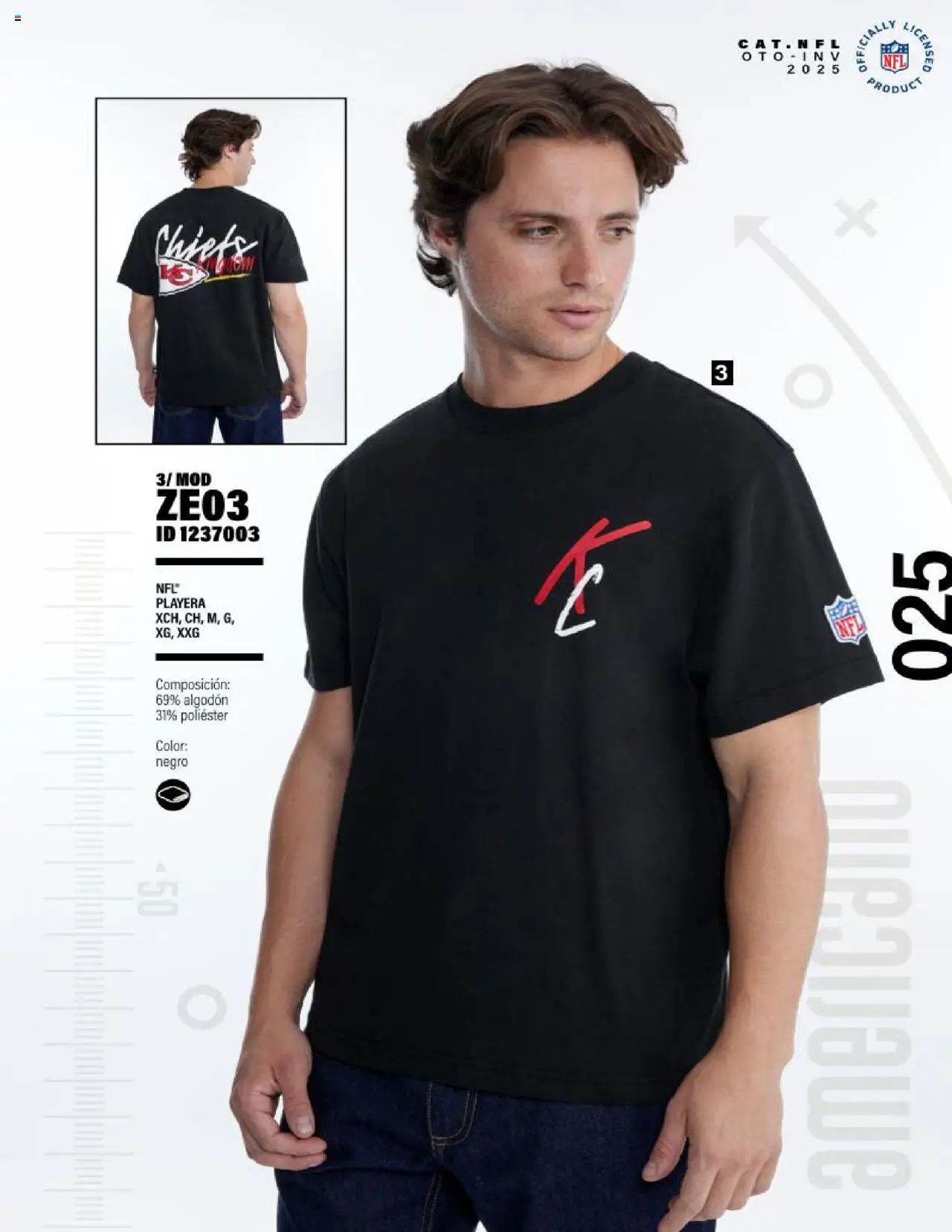 Nuevas ofertas de Price Shoes válidas en toda la República Mexicana desde el 15.10.2025. ¡Encuentra las mejores ofertas en Price Shoes - Catálogo NFL otoño / invierno 2025! | Página: 25 | Productos: Algodón, Playera