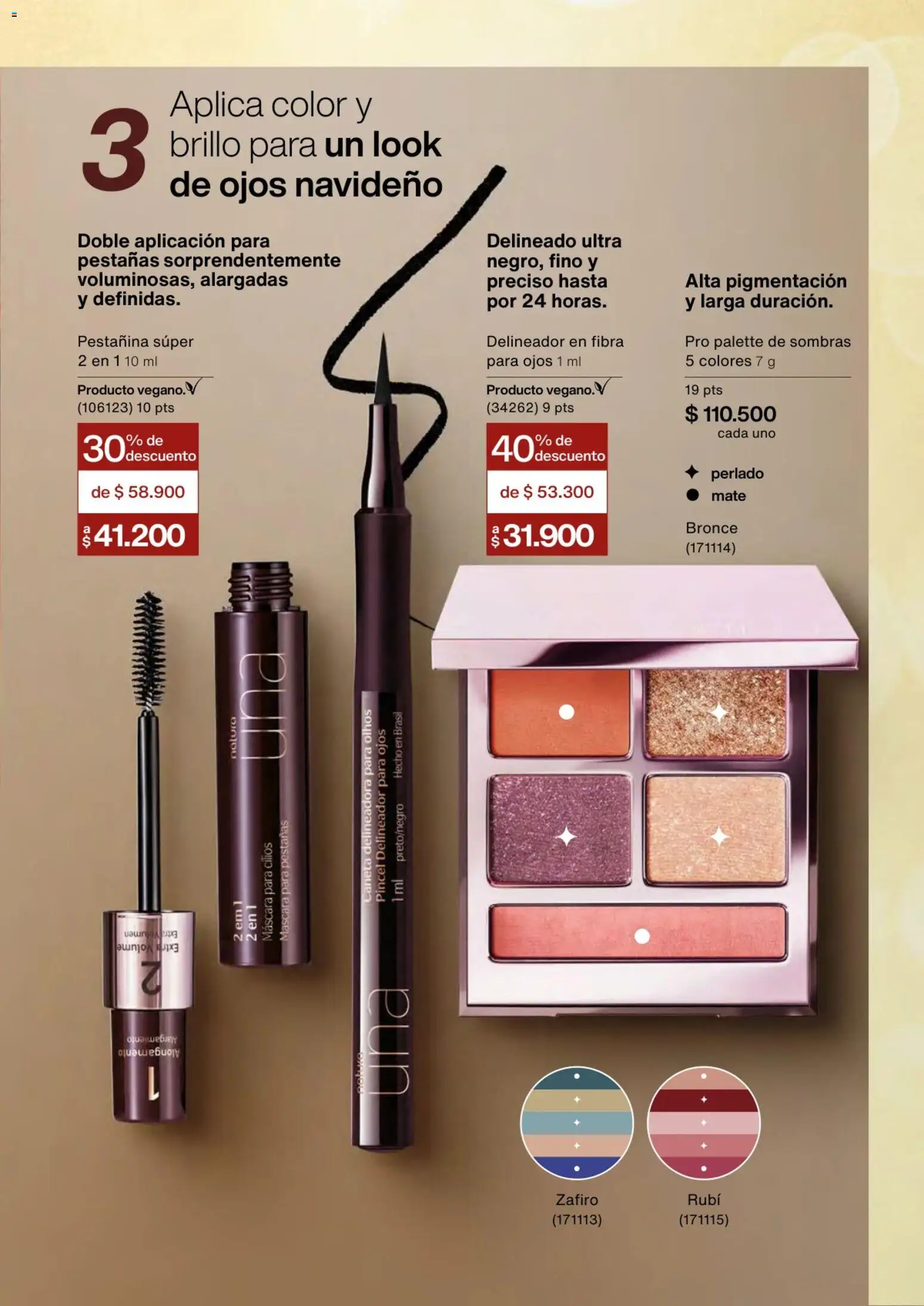 Natura revista - valida desde el 13.11.2025 | Página: 75 | Productos: Brillo, Máscara, Delineador