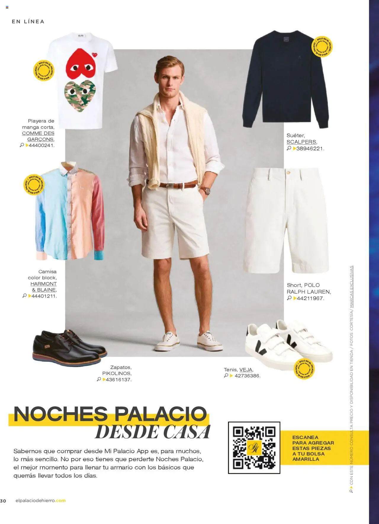 Nuevas ofertas de Palacio De Hierro válidas en toda la República Mexicana desde el 01.10.2025. ¡Encuentra las mejores ofertas en Palacio De Hierro - Catálogo! | Página: 32 | Productos: Bolsa, Camisa, Manga, Playera