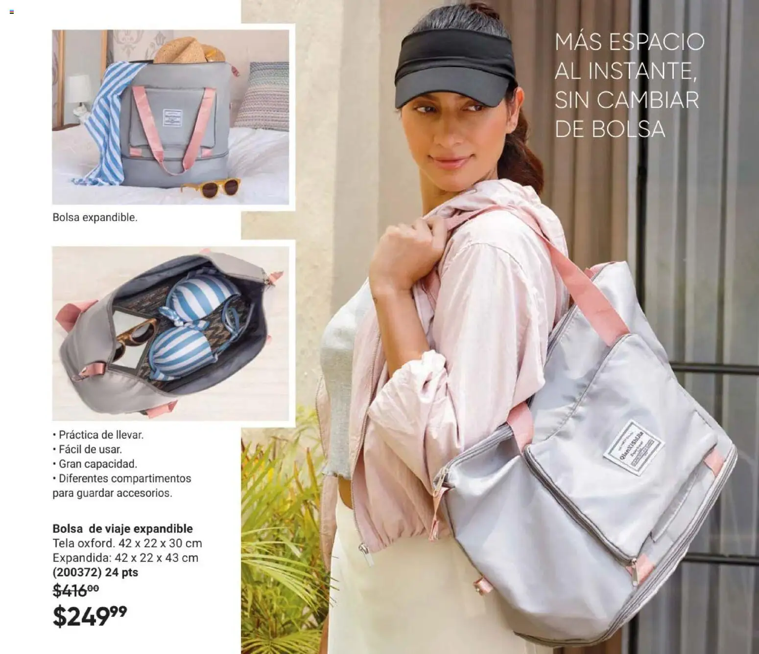 Nuevas ofertas de AVON válidas en toda la República Mexicana desde el 02.04.2026. ¡Encuentra las mejores ofertas en AVON Casa & Estilo 6 2026! | Página: 139 | Productos: Bolsa de viaje, Bolsa