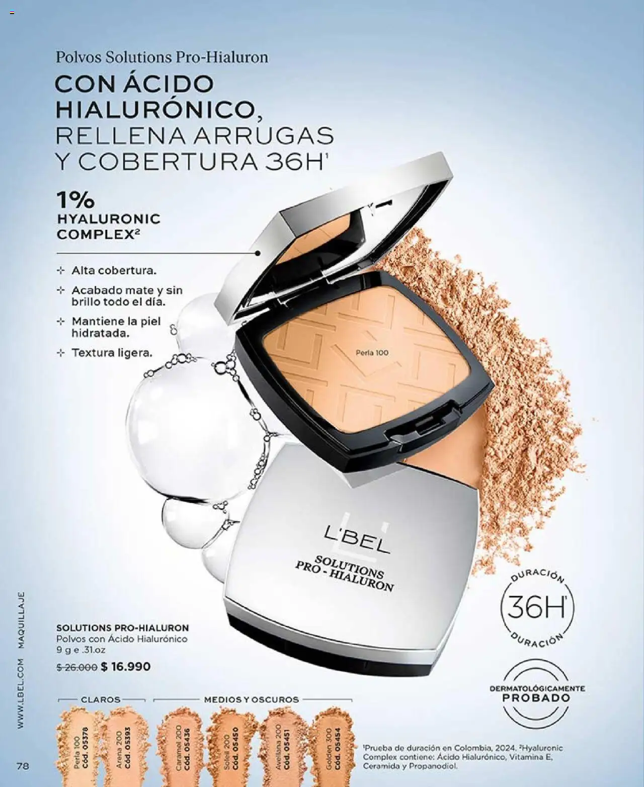 Catálogo L'Bel Campaña 13 │ válido desde el 29.07.2025 | Página: 78 | Productos: Brillo, Maquillaje, Mate