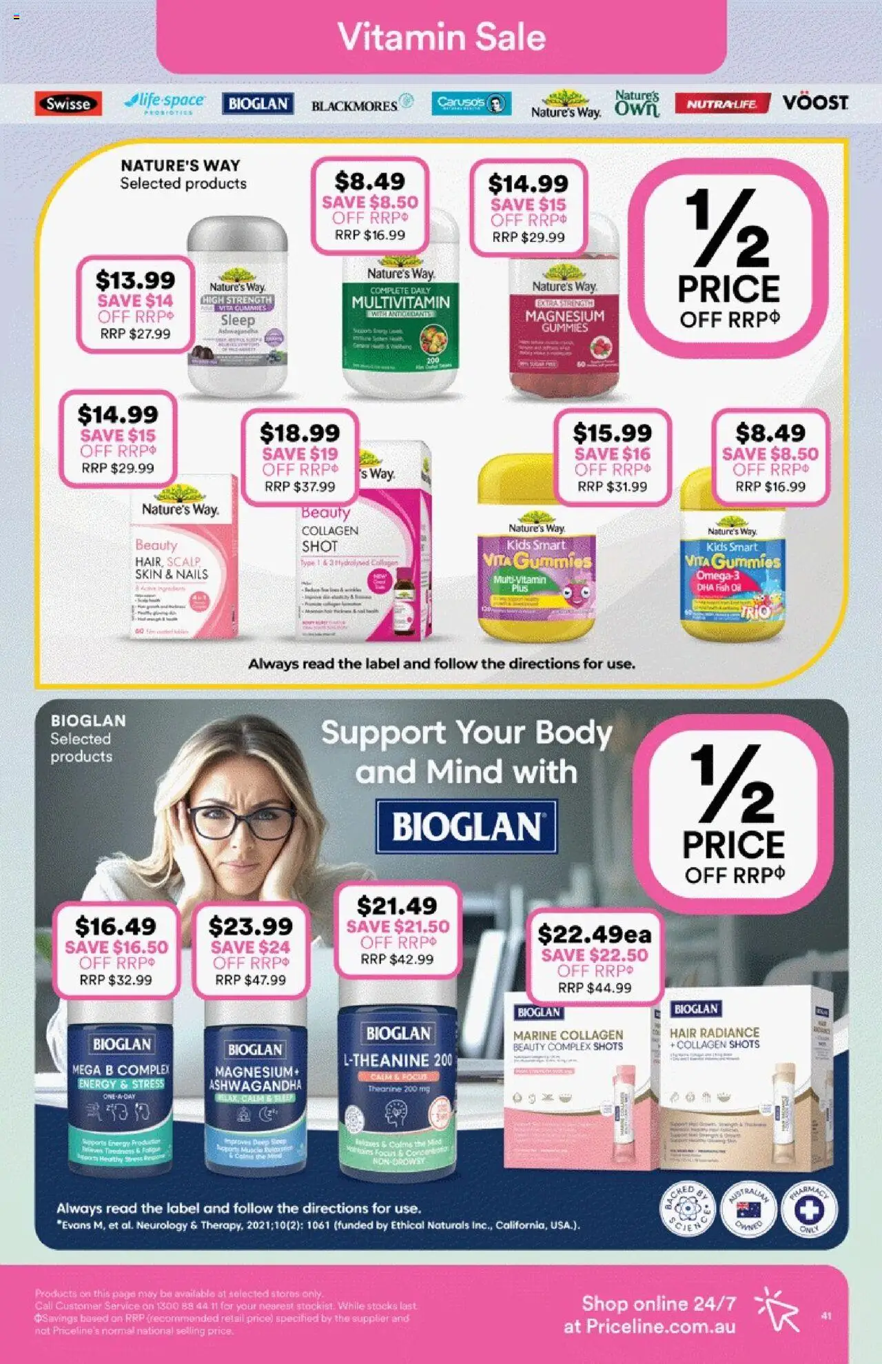 Priceline Pharmacy catalogue - valid from 14.08.2025 | Page: 41 | Products: Fish, Fish oil, Multivitamin, Vitamin