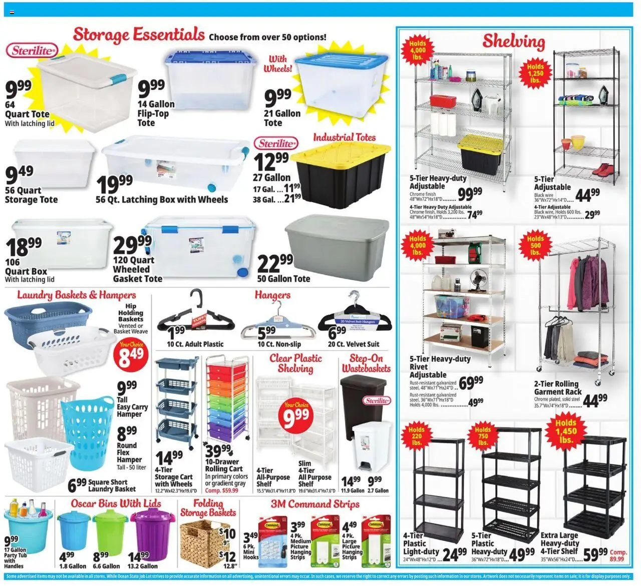 Ocean State Job Lot Weekly Ad - valid from 31.07.2025 | Page: 18 | Products: Shelf, Wire, Rivet, Suit