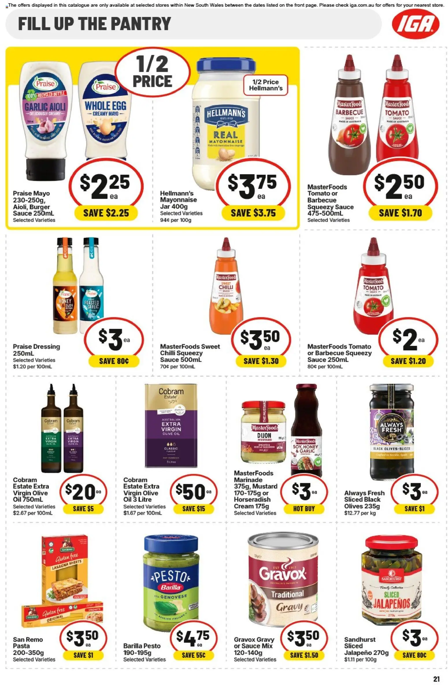 IGA catalogue - valid from 15.04.2026 | Page: 21 | Products: Crackers, Milk, Coffee, Biscuits