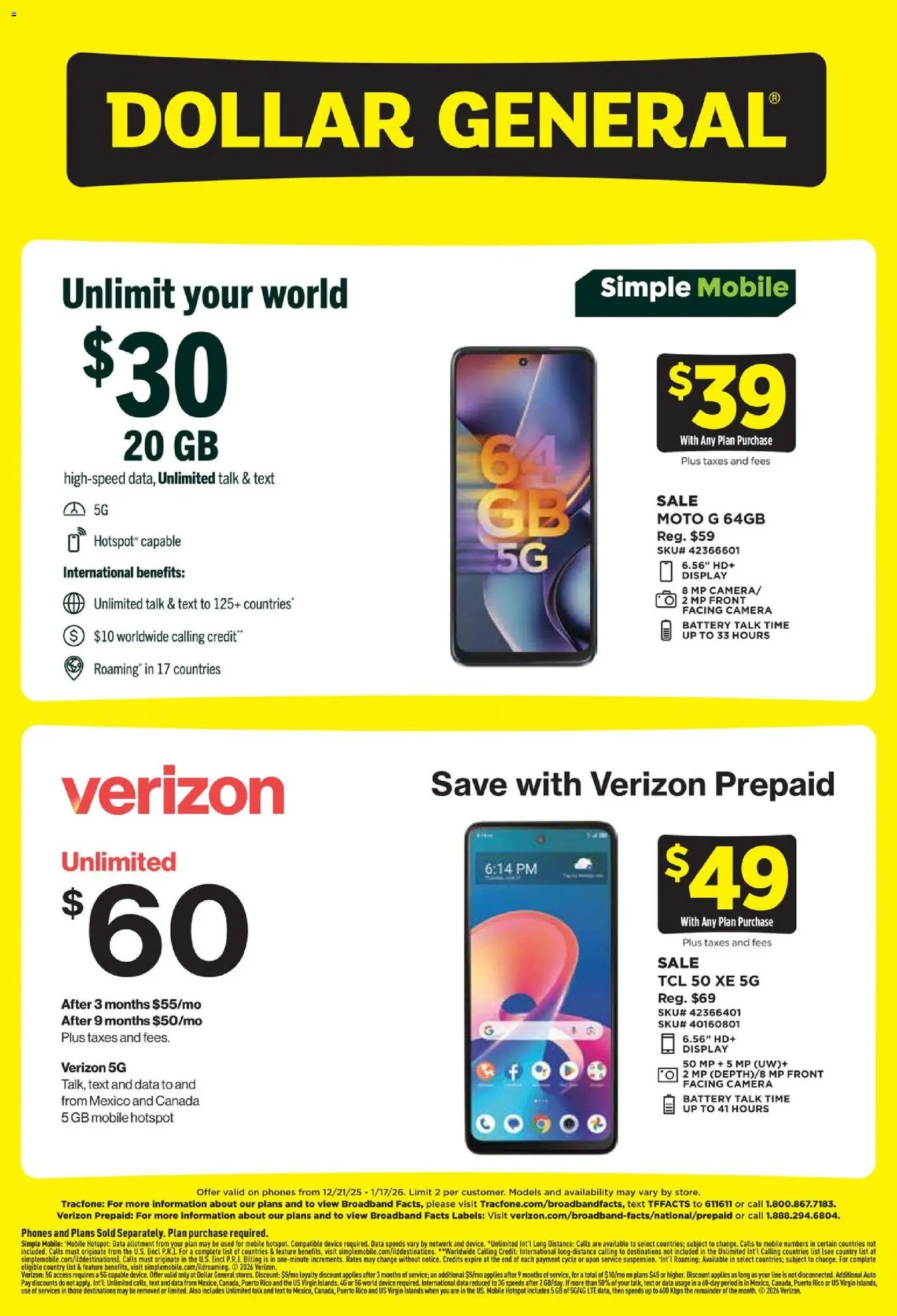 Dollar General Wireless Deals - valid from 21.12.2025 | Page: 2