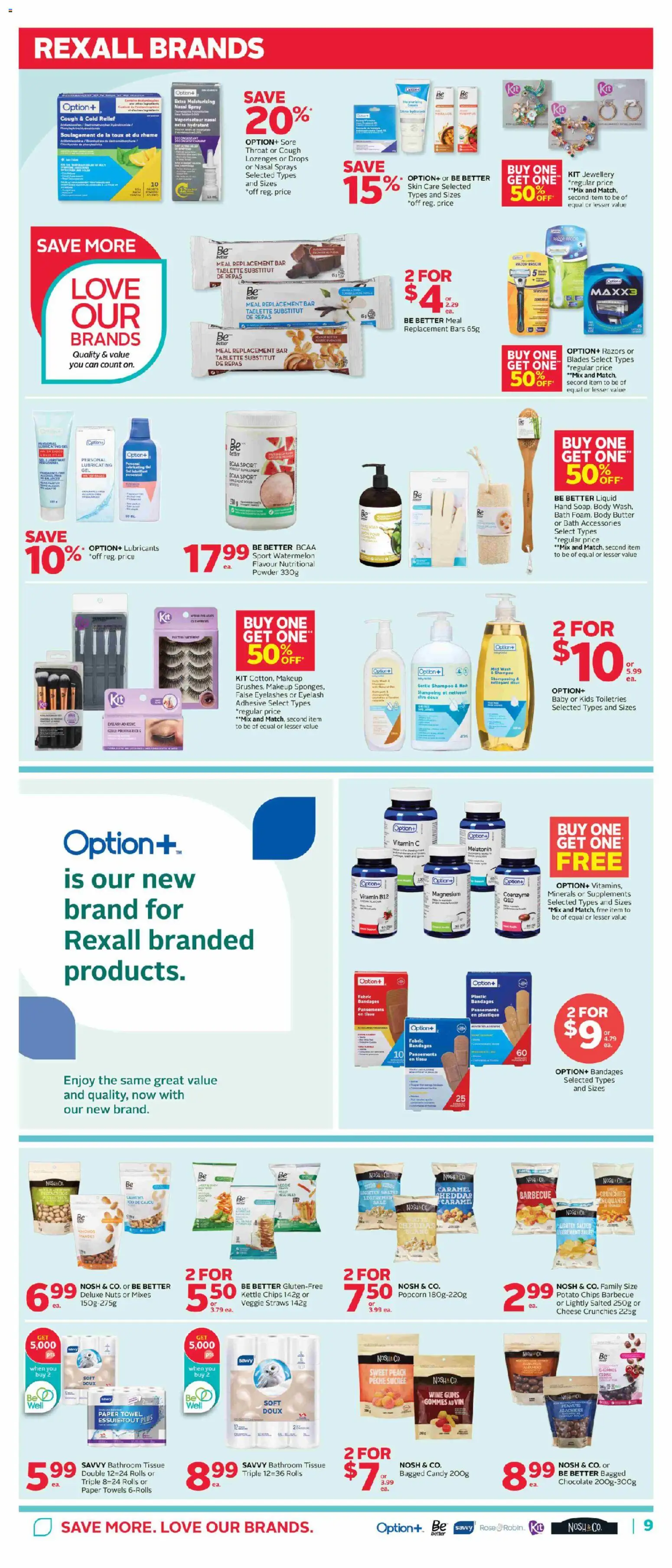 Rexall flyer valid from 06.03.2026 | Page: 18 | Products: Chips, Powder, Shampoo, Bath