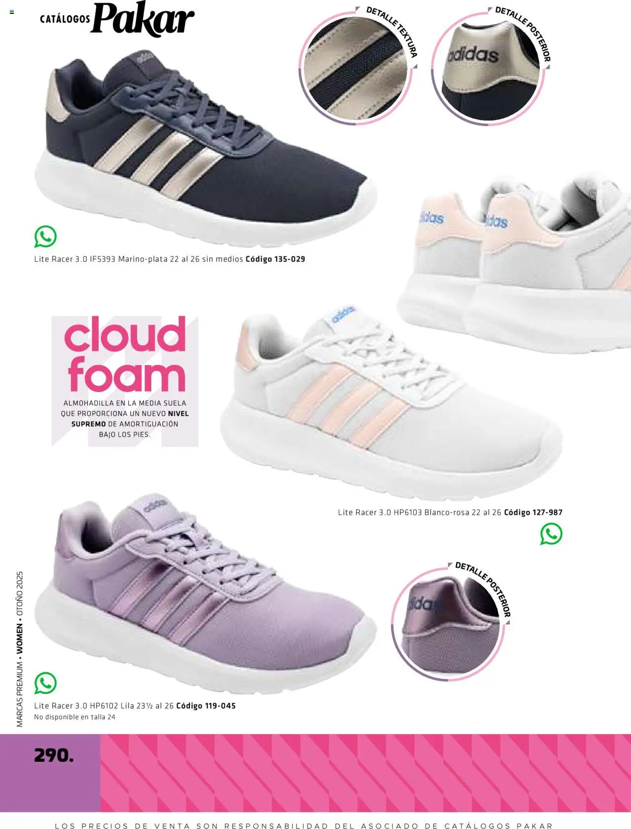 Nuevas ofertas de SC Pakar válidas en toda la República Mexicana desde el 29.08.2025. ¡Encuentra las mejores ofertas en SC Pakar - Catálogo Otoño Women! | Página: 290