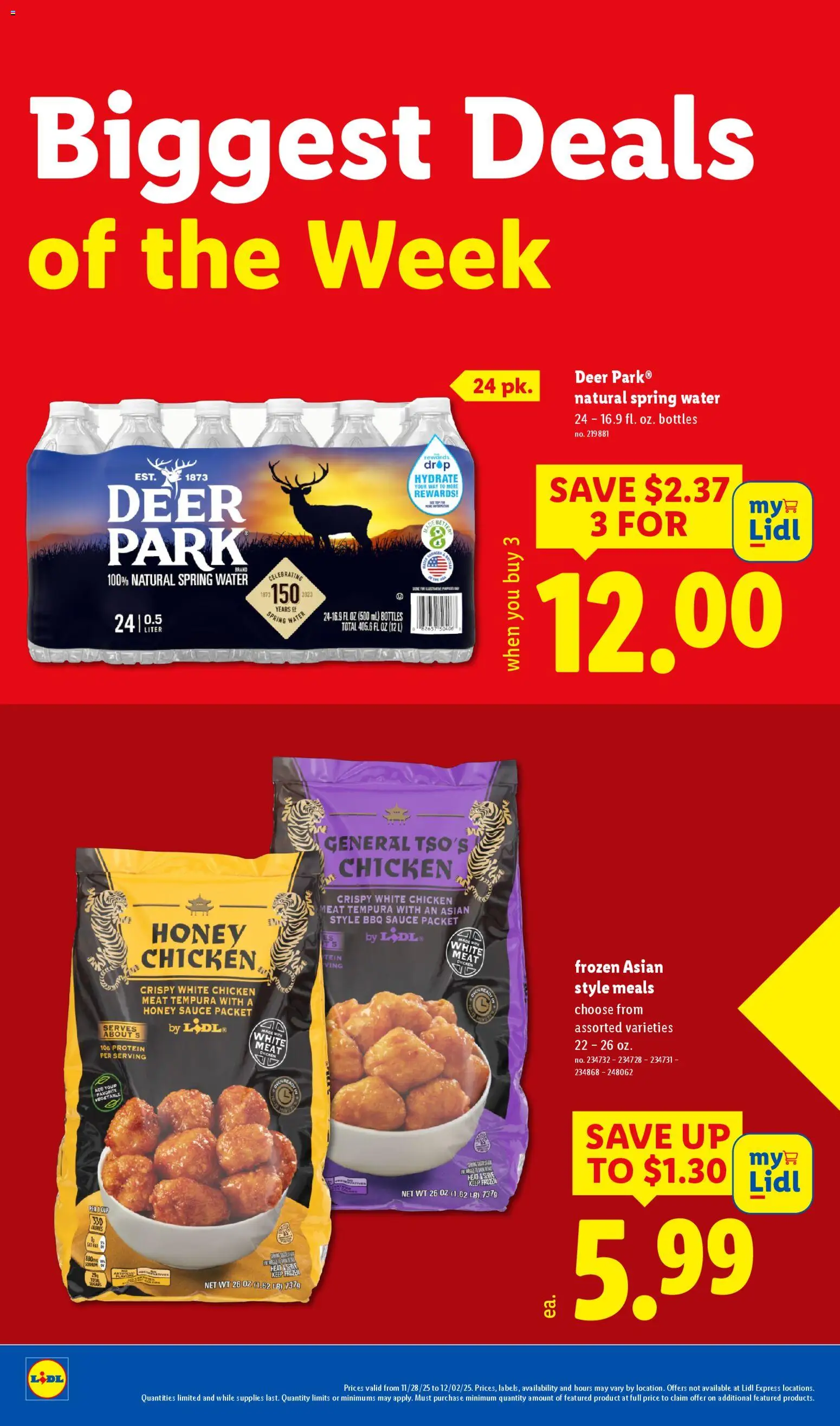 Lidl Black Friday - valid from 27.11.2025 | Page: 6 | Products: Water, Sauce