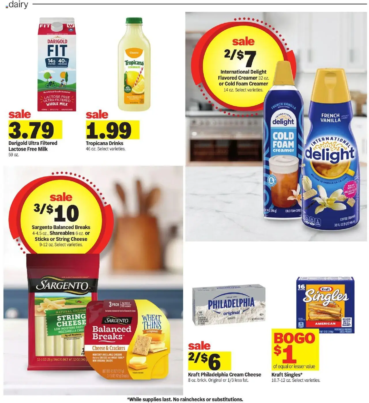 Meijer Weekly Ad - valid from 17.08.2025 | Page: 23 | Products: Milk, Cheese, Cream, Sugar