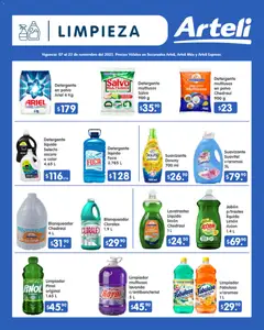 Vista previa de Arteli folleto, nuevo folleto de la tienda, válido en México a partir del 07.11.2025 | Página: 13 | Productos: Detergente, Suavizante, Polvo, Jabón