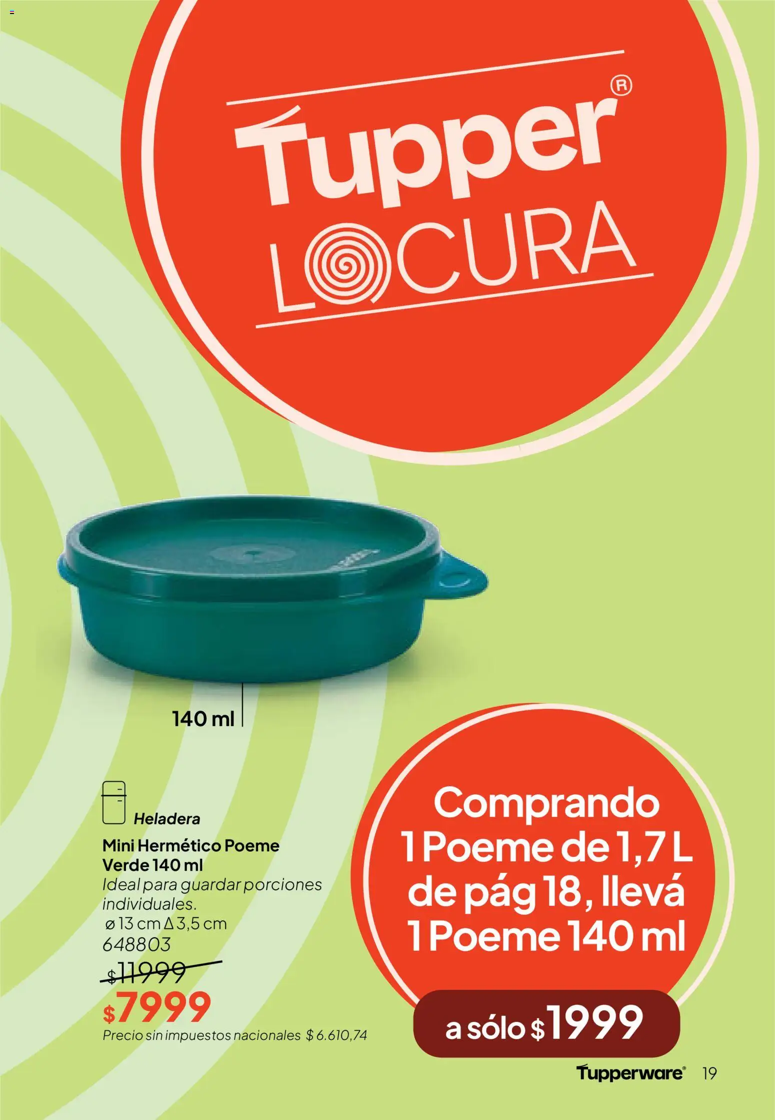 Tupperware Folleto │ válido desde el 24.11.2025 | Página: 20 | Productos: Heladera