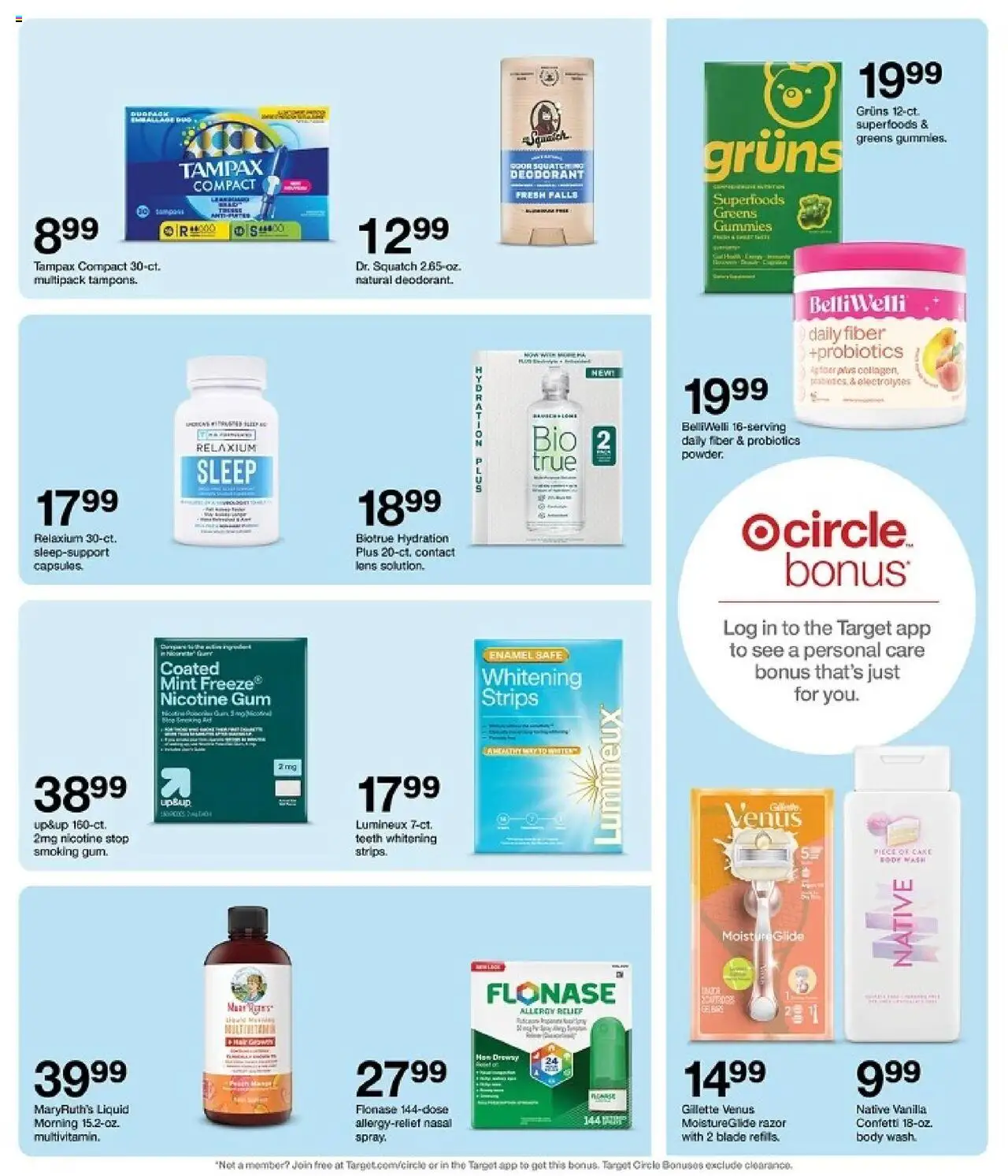 Target Weekly Ad - valid from 17.08.2025 | Page: 35 | Products: Safe, Deodorant, Body Wash, Greens