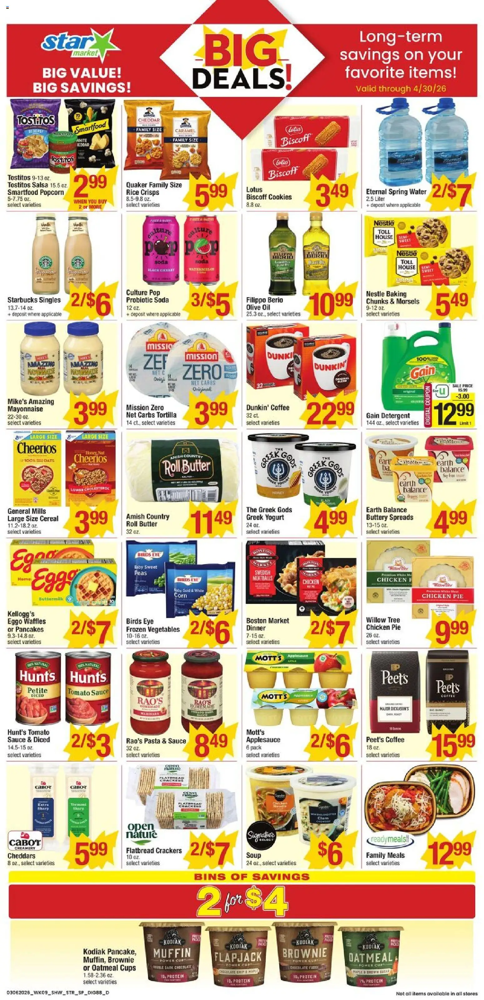 Star Market Weekly Ad - MA - valid from 06.03.2026 | Page: 9 | Products: Corn, Chocolate, Rice, Mayonnaise