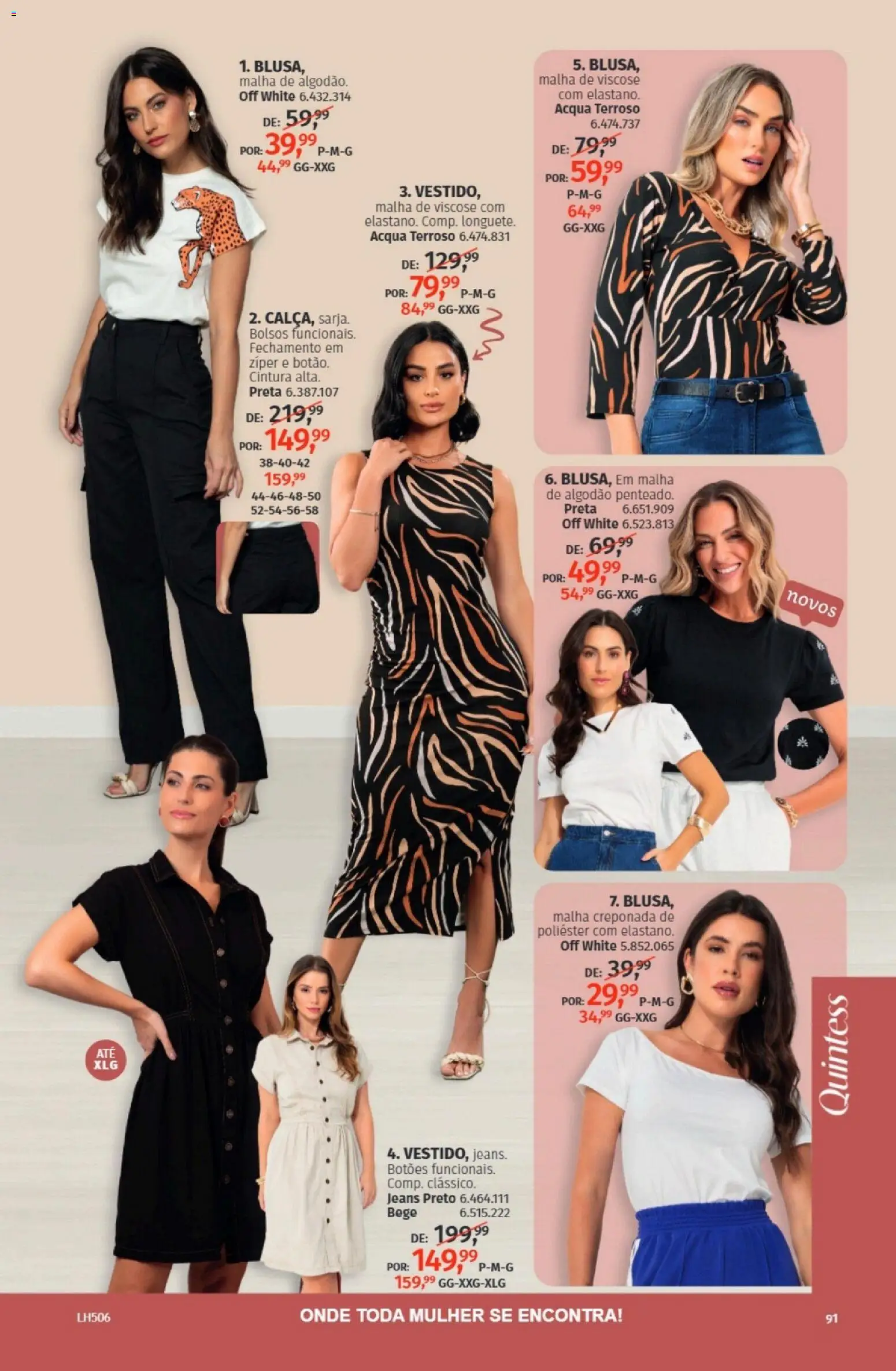 Quatro Estações Folheto - válido de 01.01.2026 | Página: 91 | Produtos: Algodão, Jeans