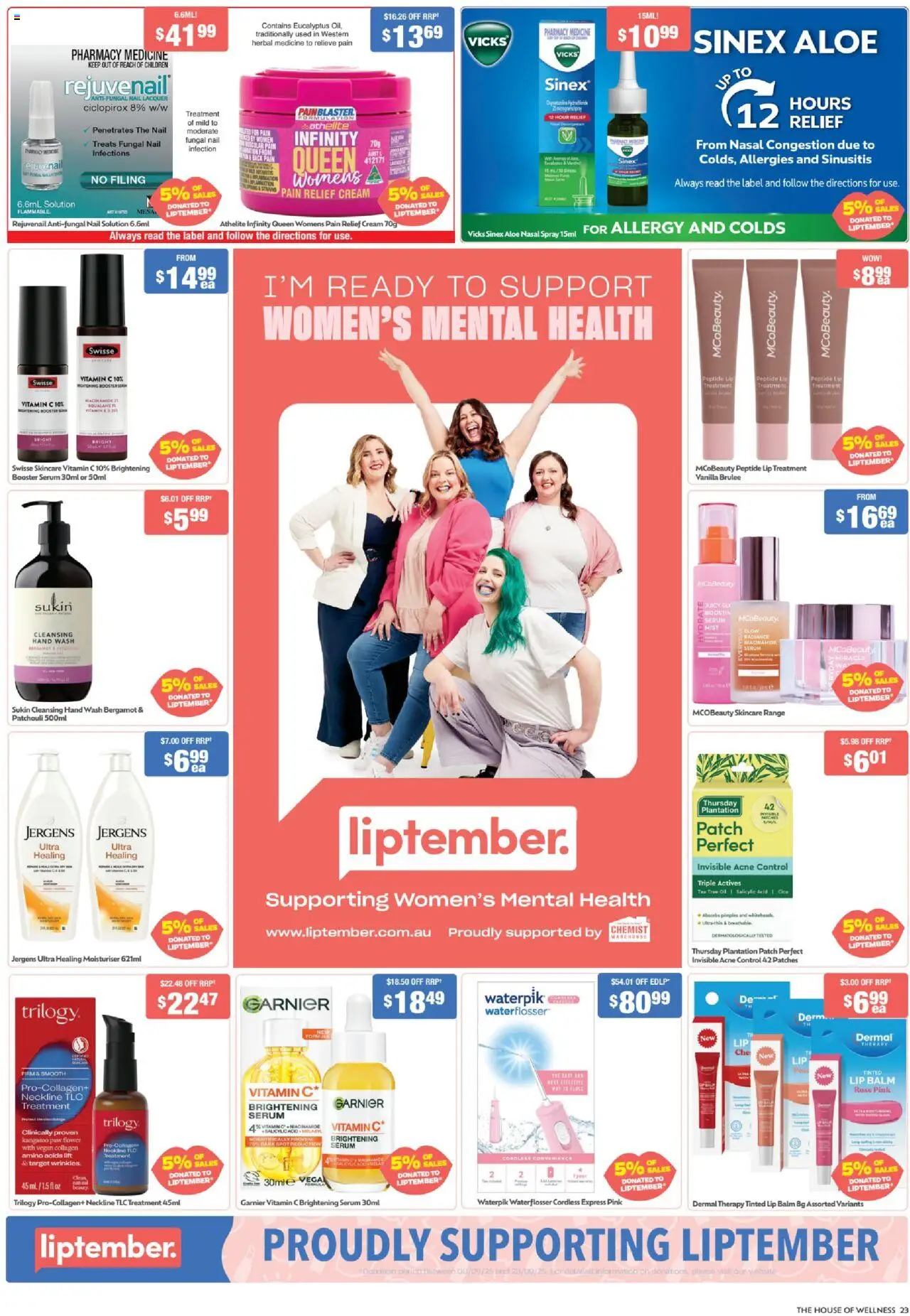 Chemist Warehouse catalogue - valid from 08.09.2025 | Page: 23 | Products: Cream, Vitamin, Pain relief, Hand wash