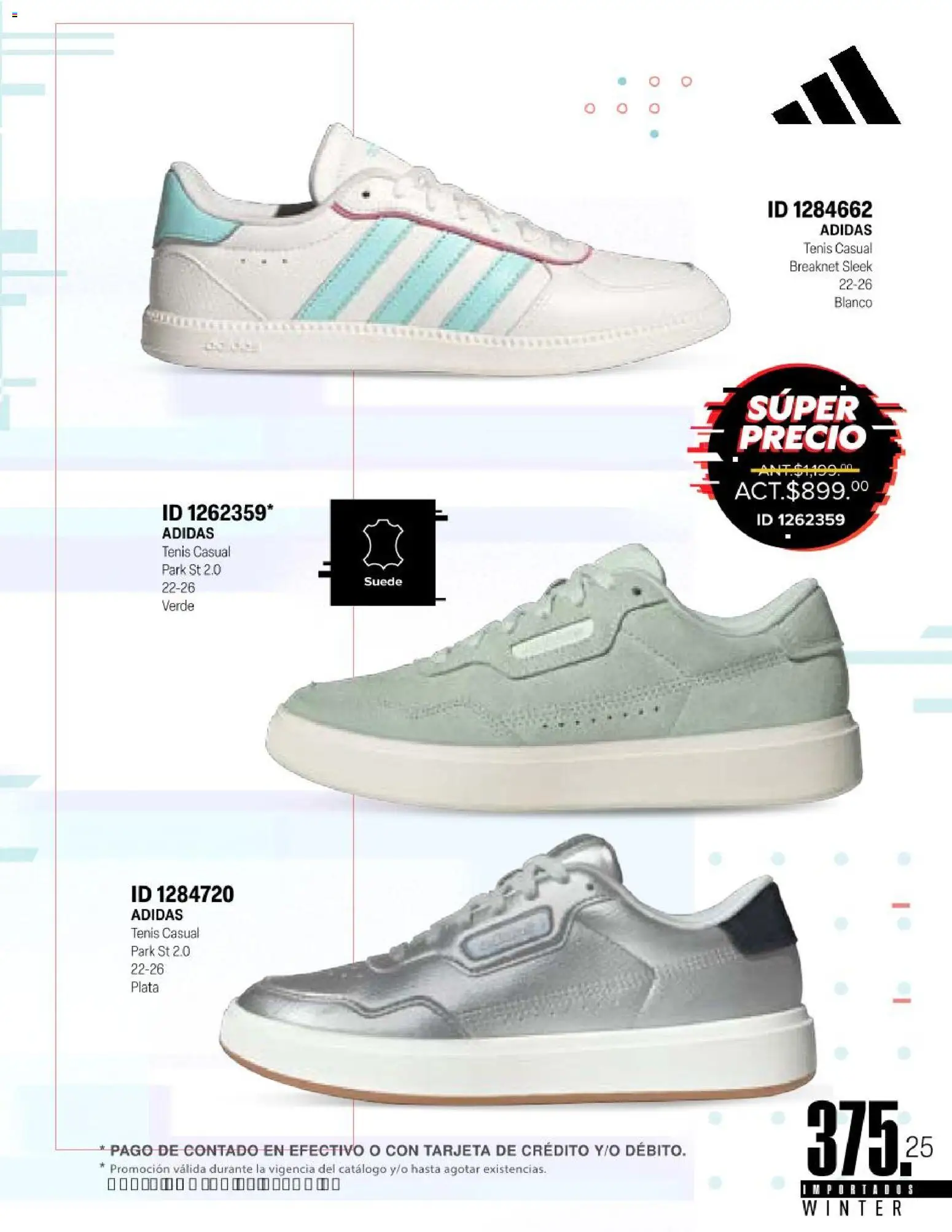 Nuevas ofertas de Price Shoes válidas en toda la República Mexicana desde el 11.11.2025. ¡Encuentra las mejores ofertas en Price Shoes catálogo Importados Winter 2025  ! | Página: 375 | Productos: Tenis